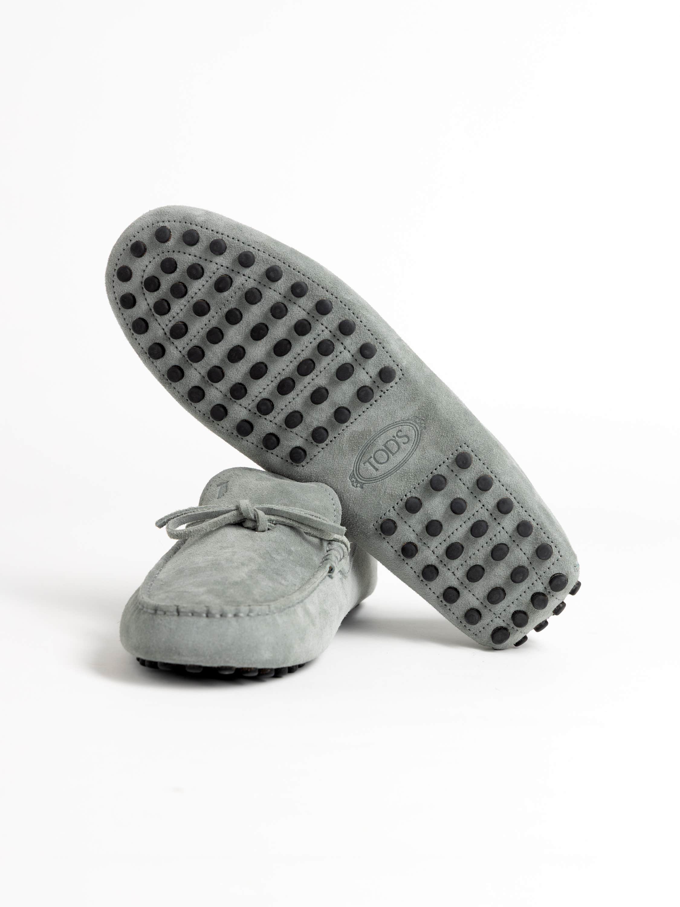 Cromo Grey Suede Boat Shoes