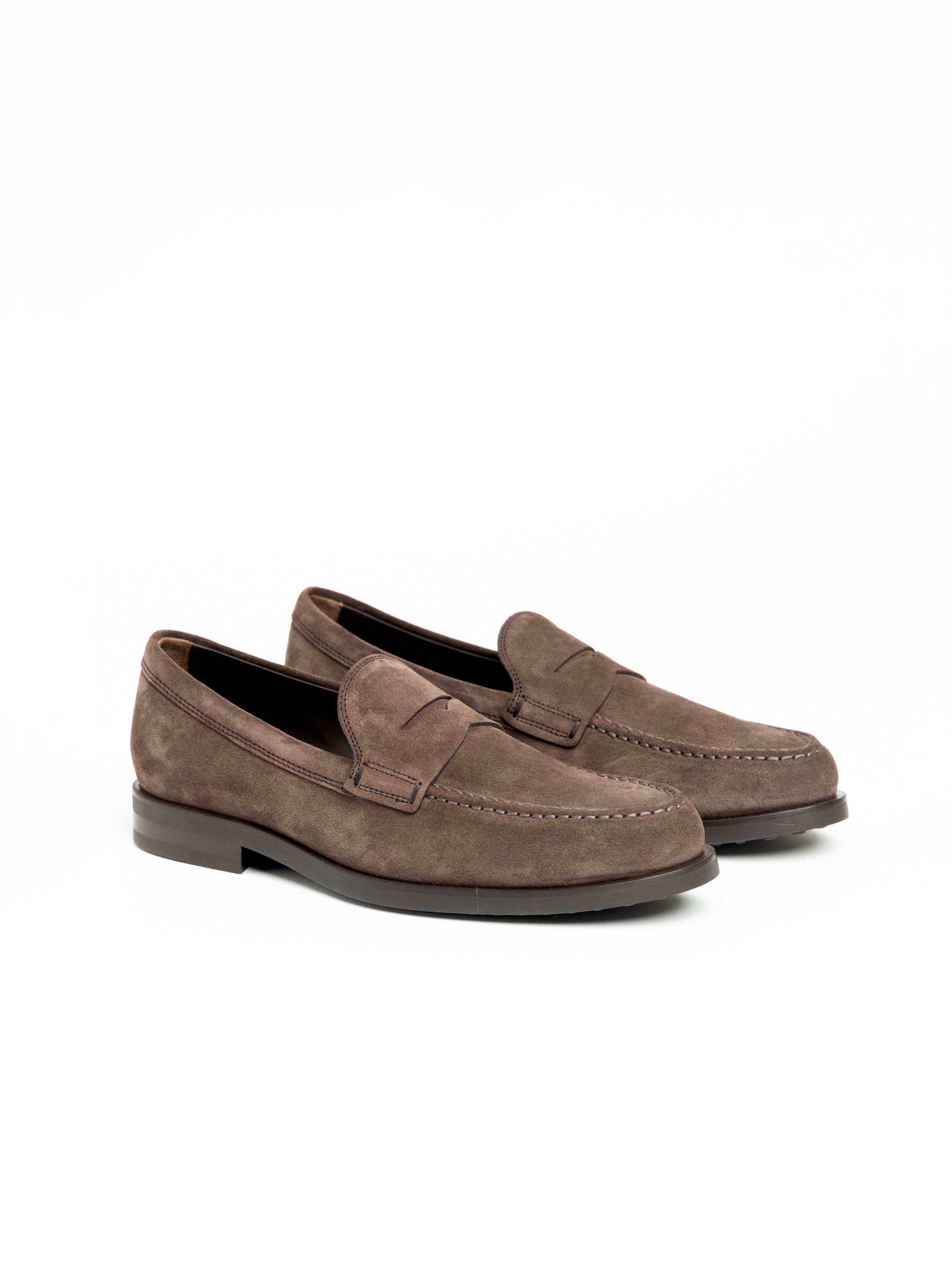 Dark Brown Suede Loafer