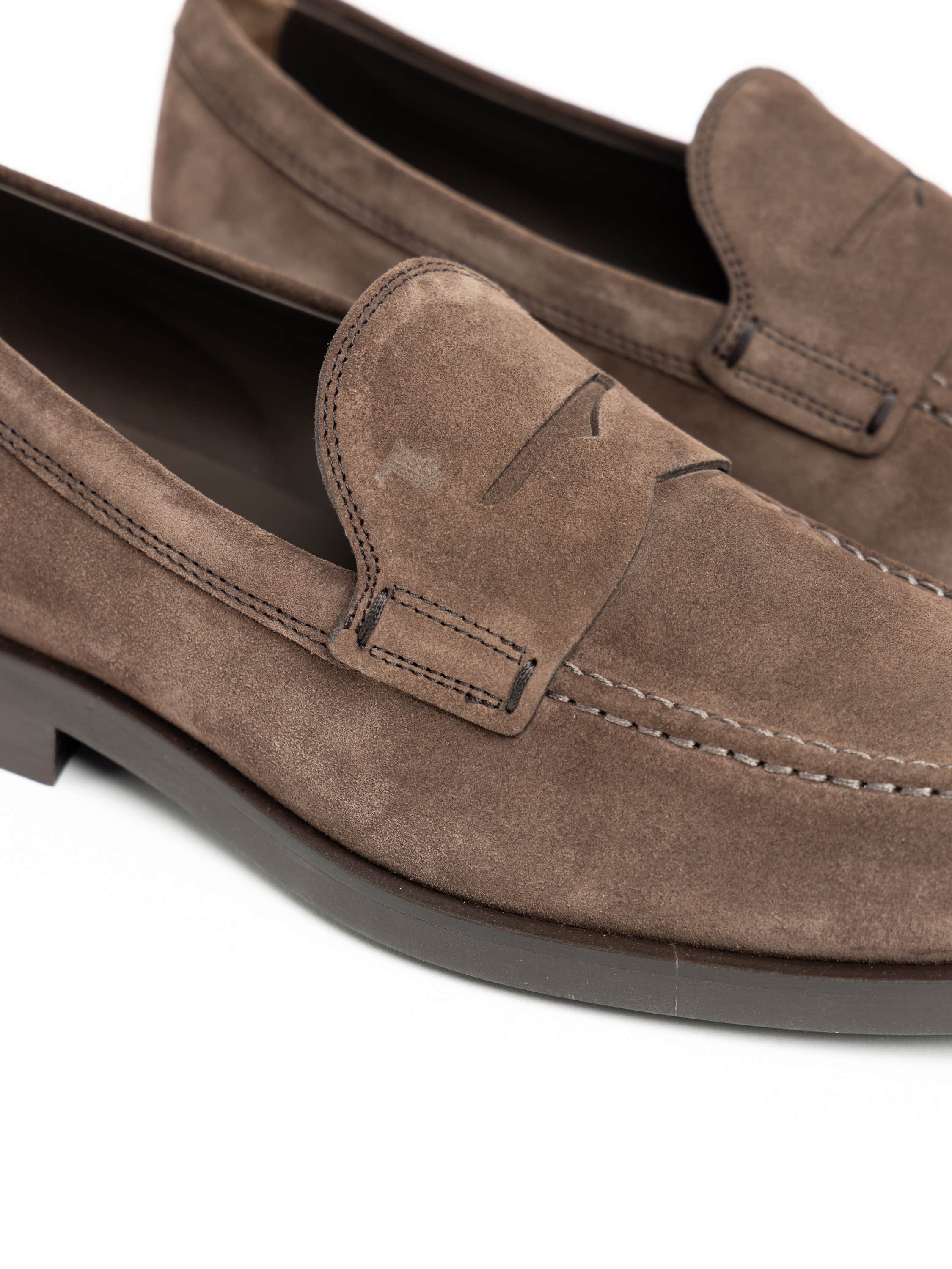 Dark Brown Suede Loafer