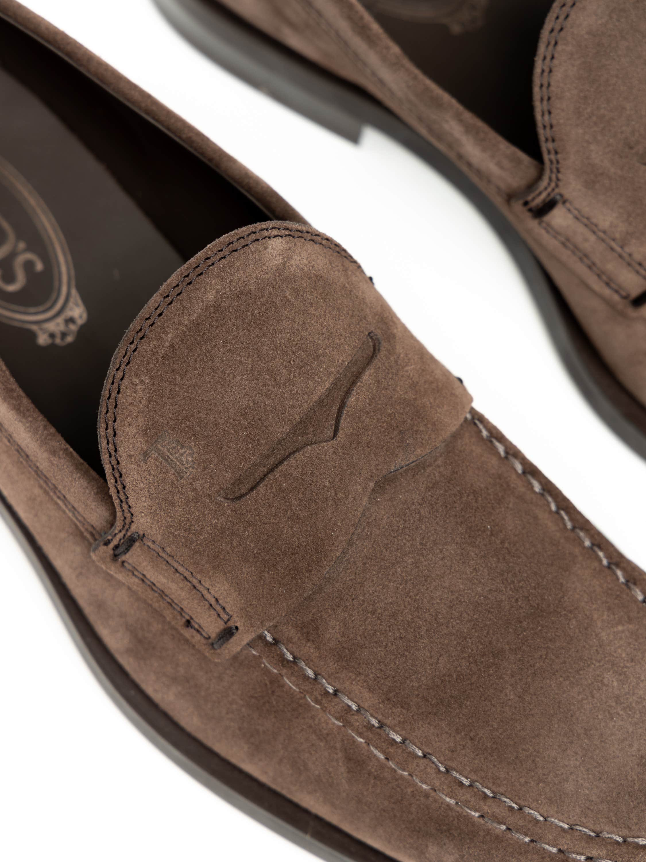 Dark Brown Suede Loafer