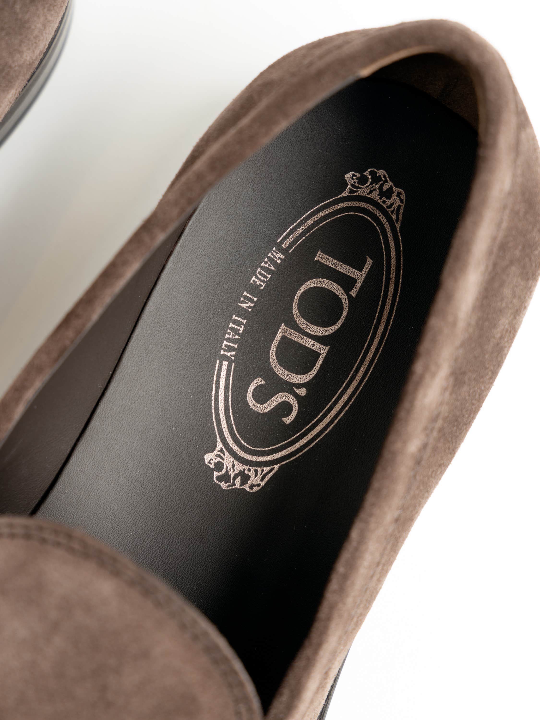 Dark Brown Suede Loafer