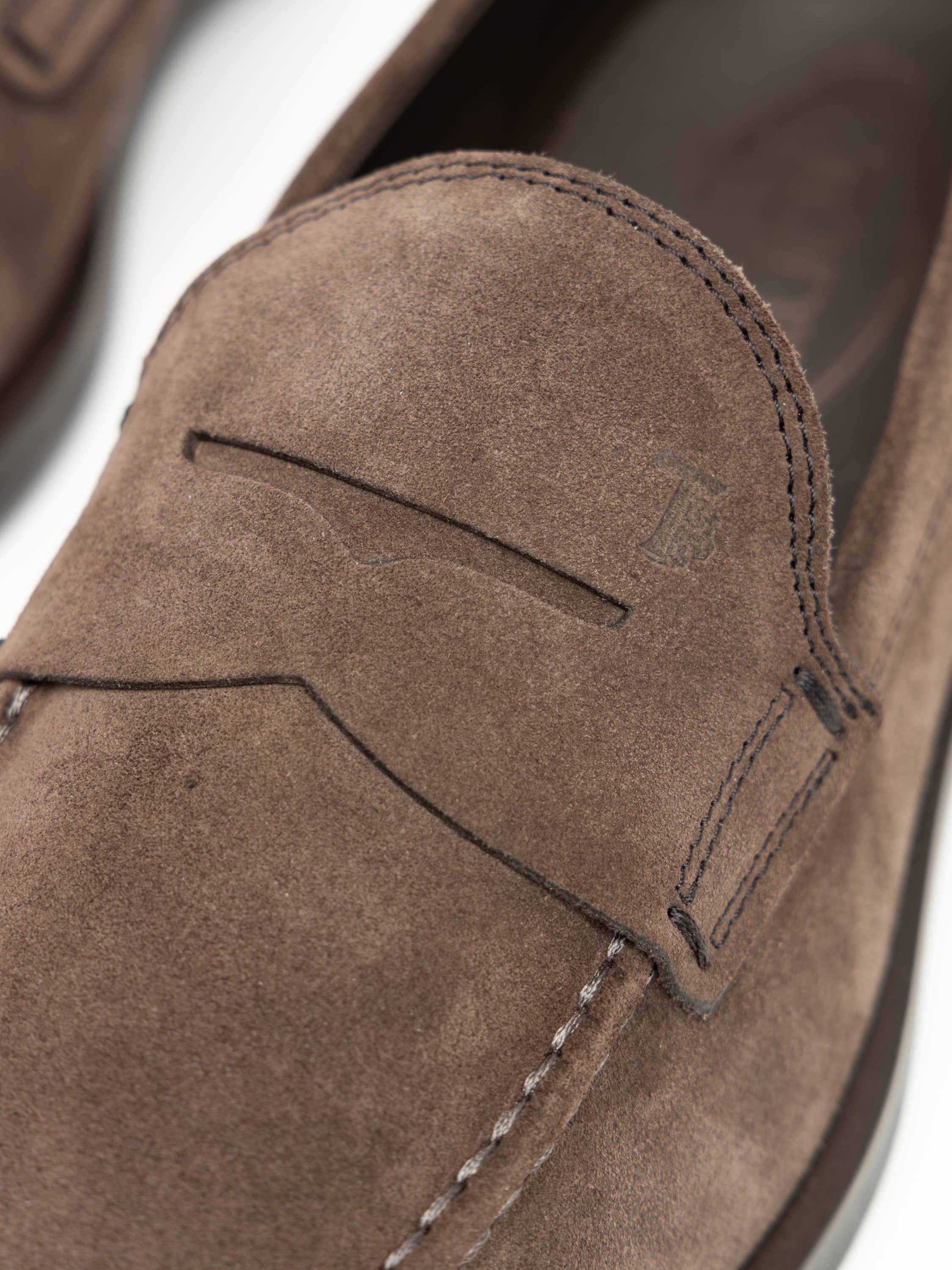 Dark Brown Suede Loafer