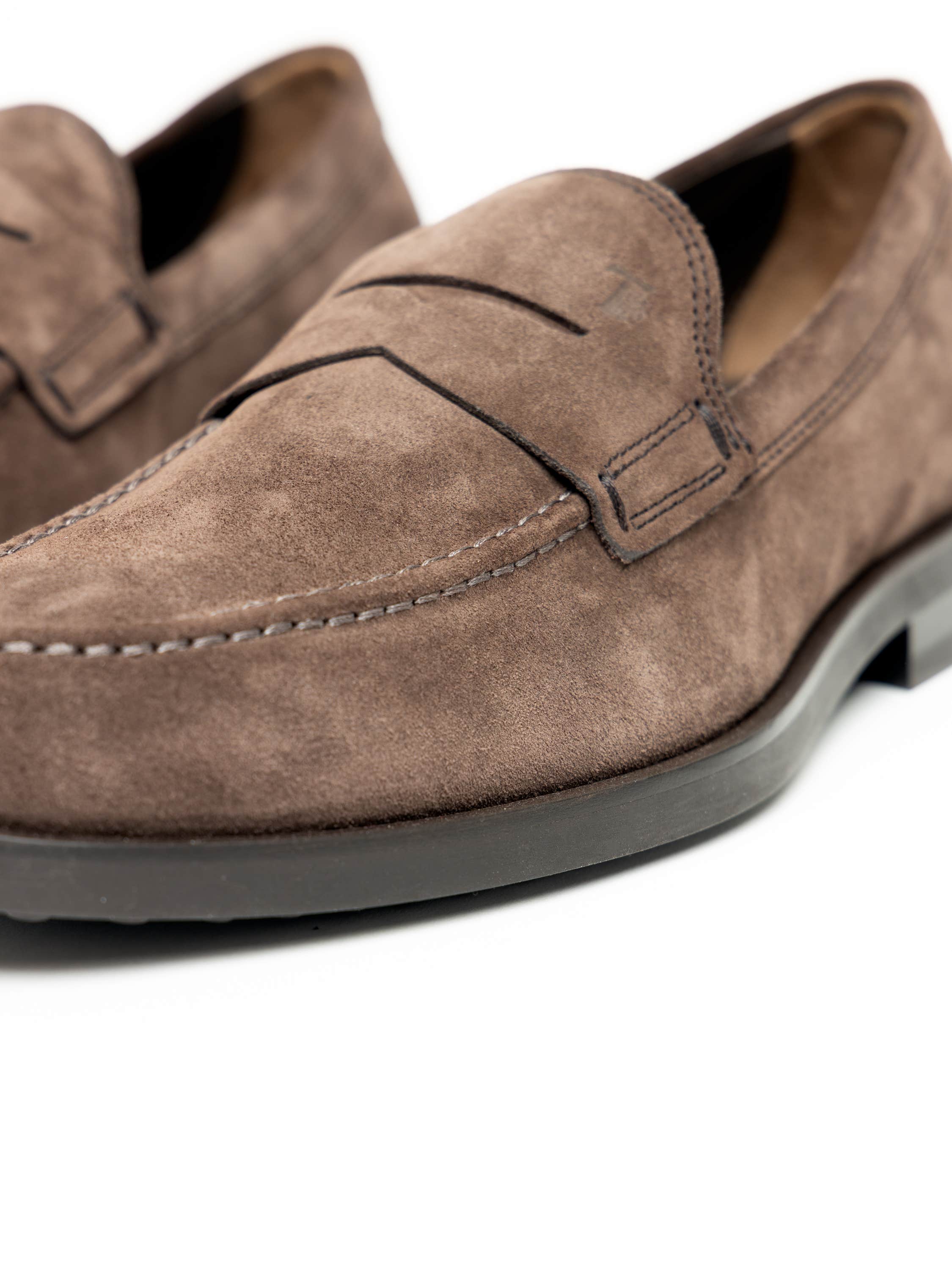 Dark Brown Suede Loafer