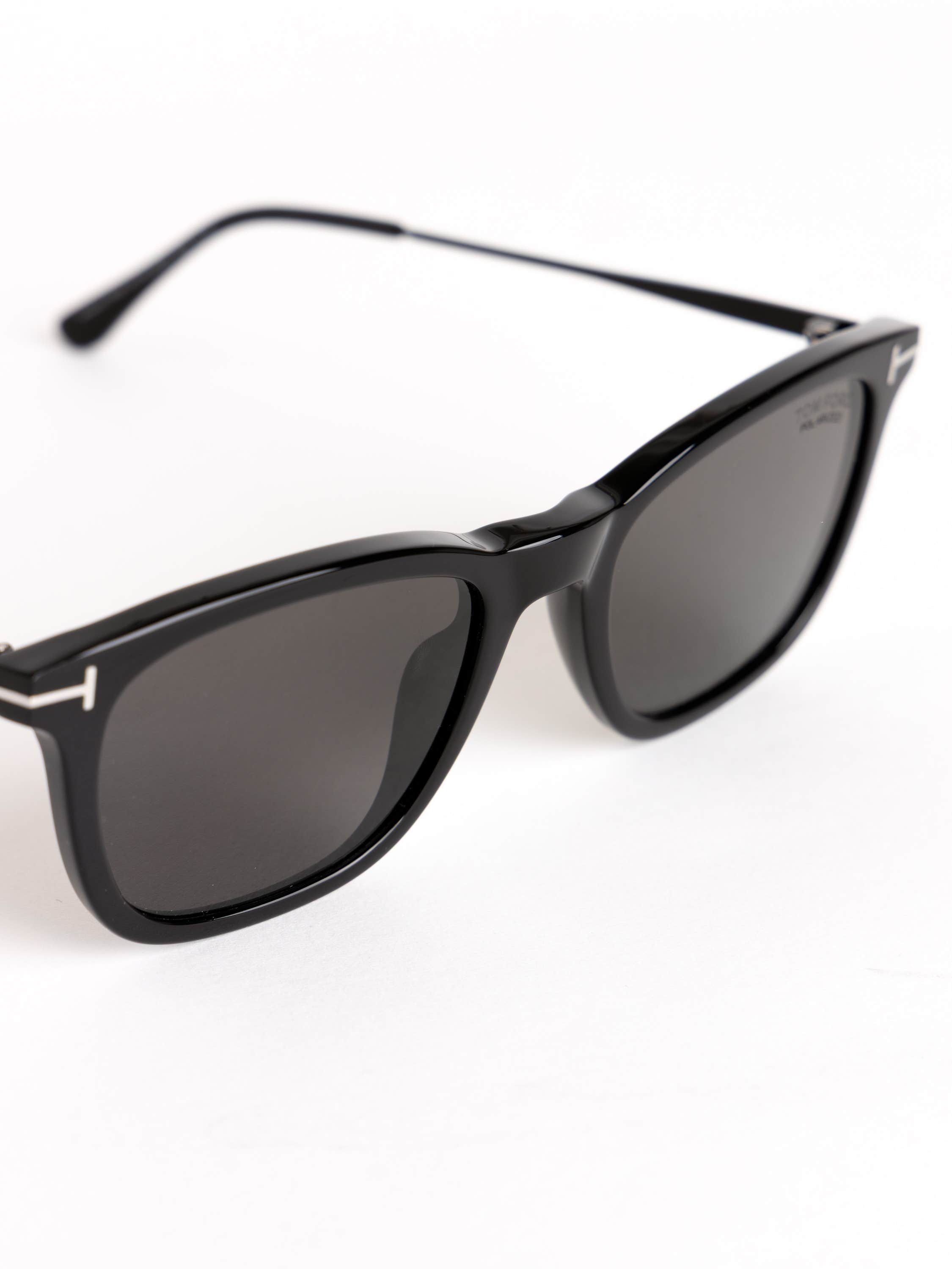 Black Arnaud Square Frame Sunglasses