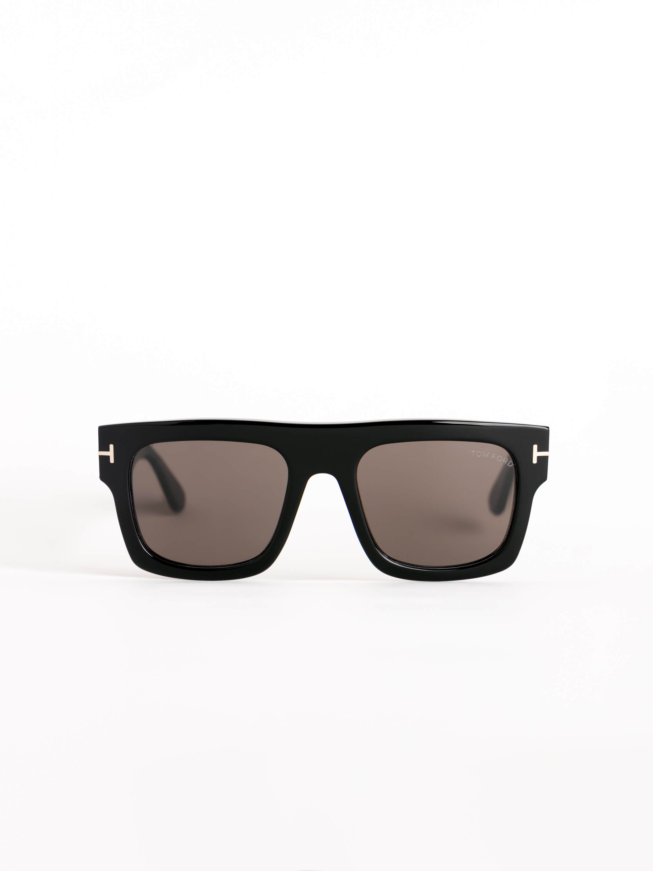 Black Fausto Square Sunglasses