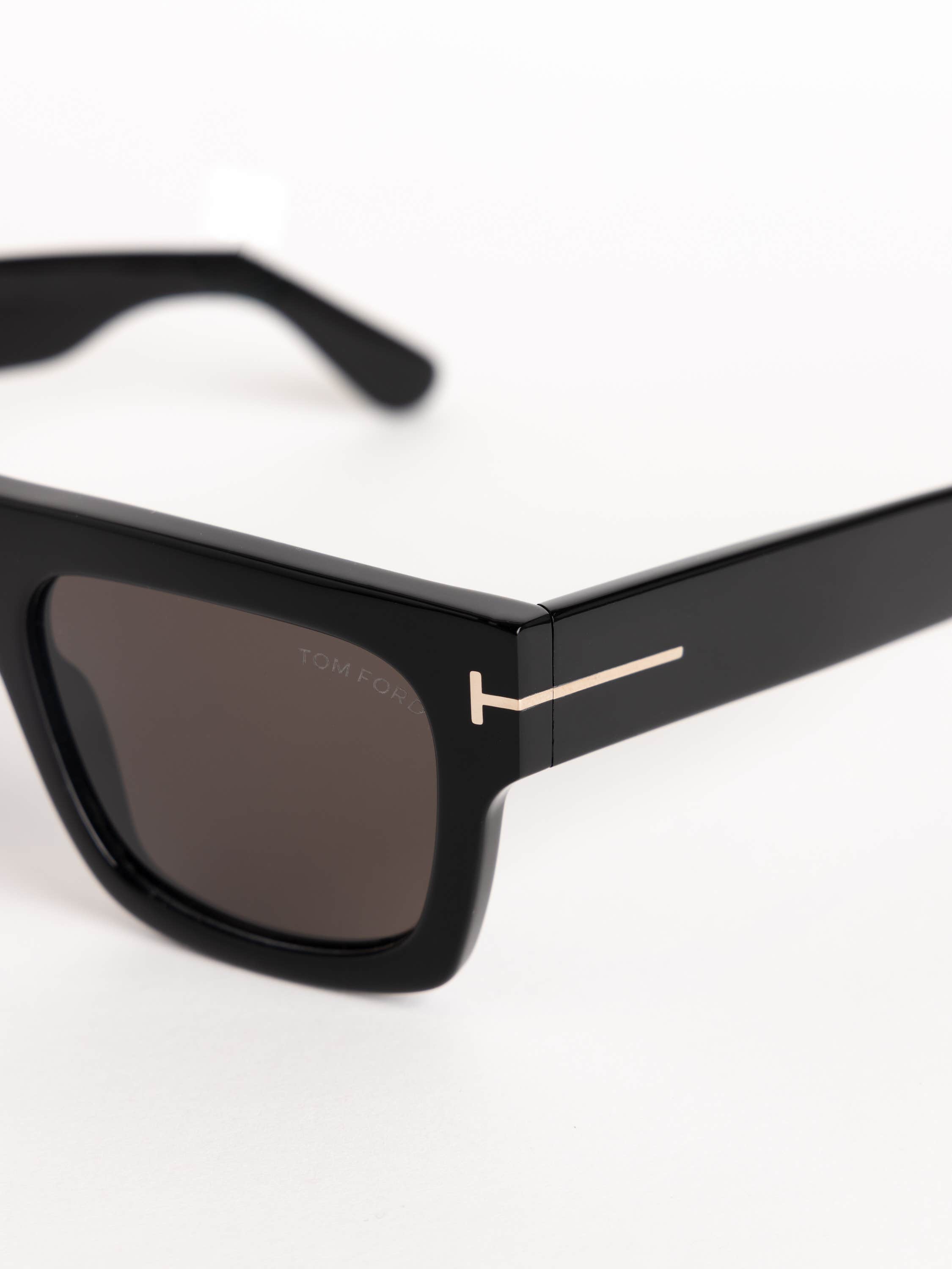Black Fausto Square Sunglasses