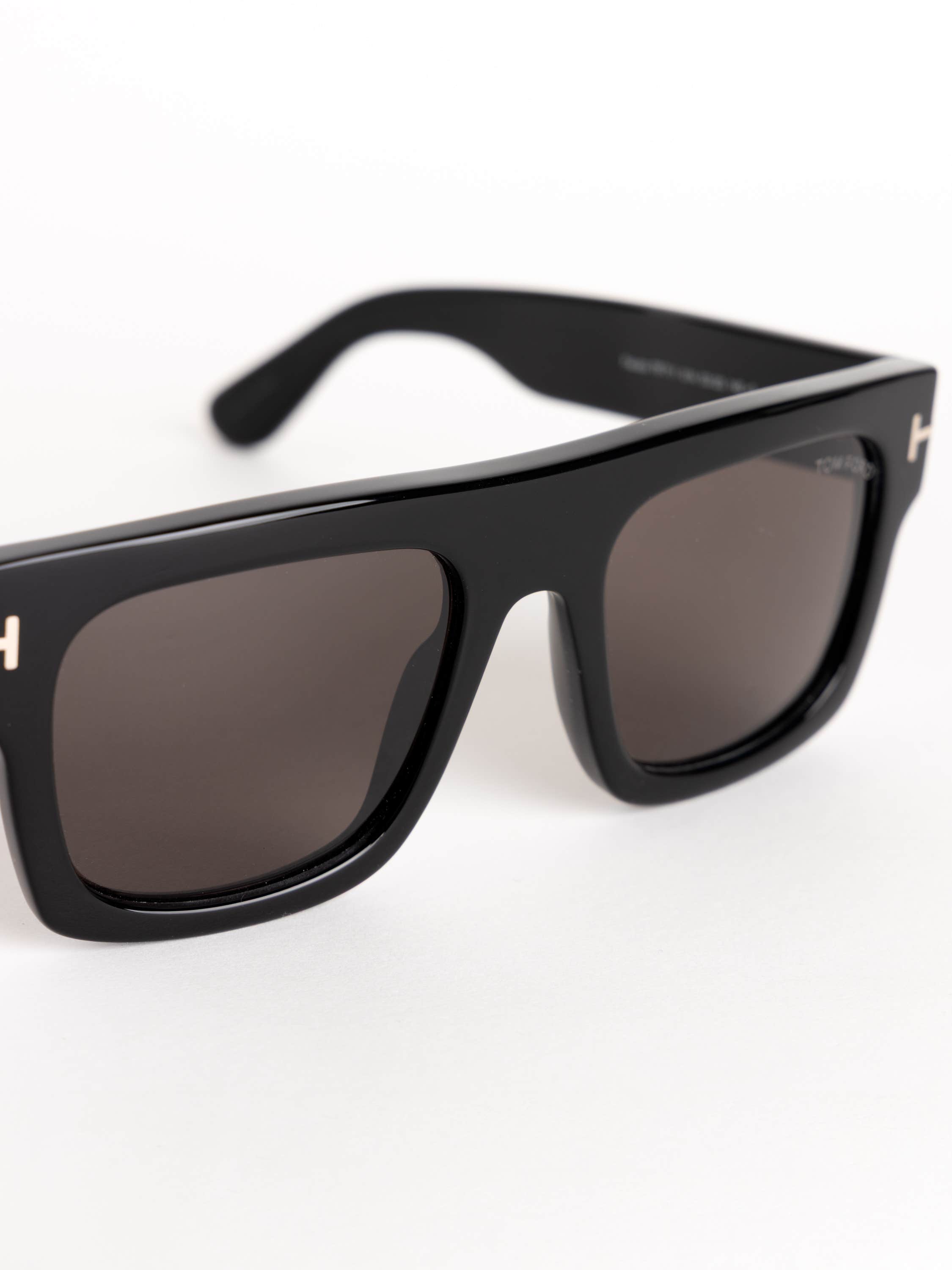 Black Fausto Square Sunglasses