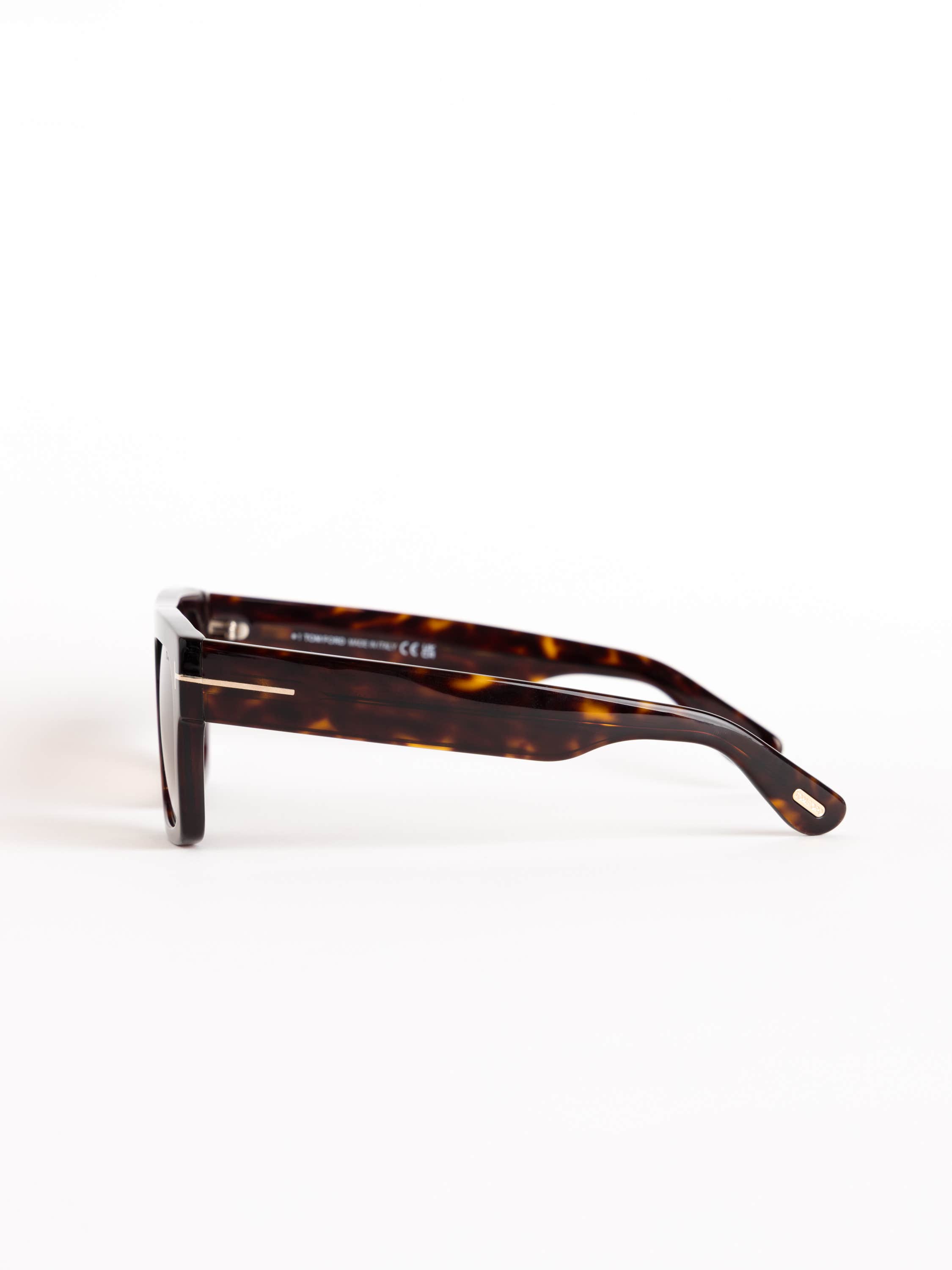 Dark Brown Fausto Square Sunglasses