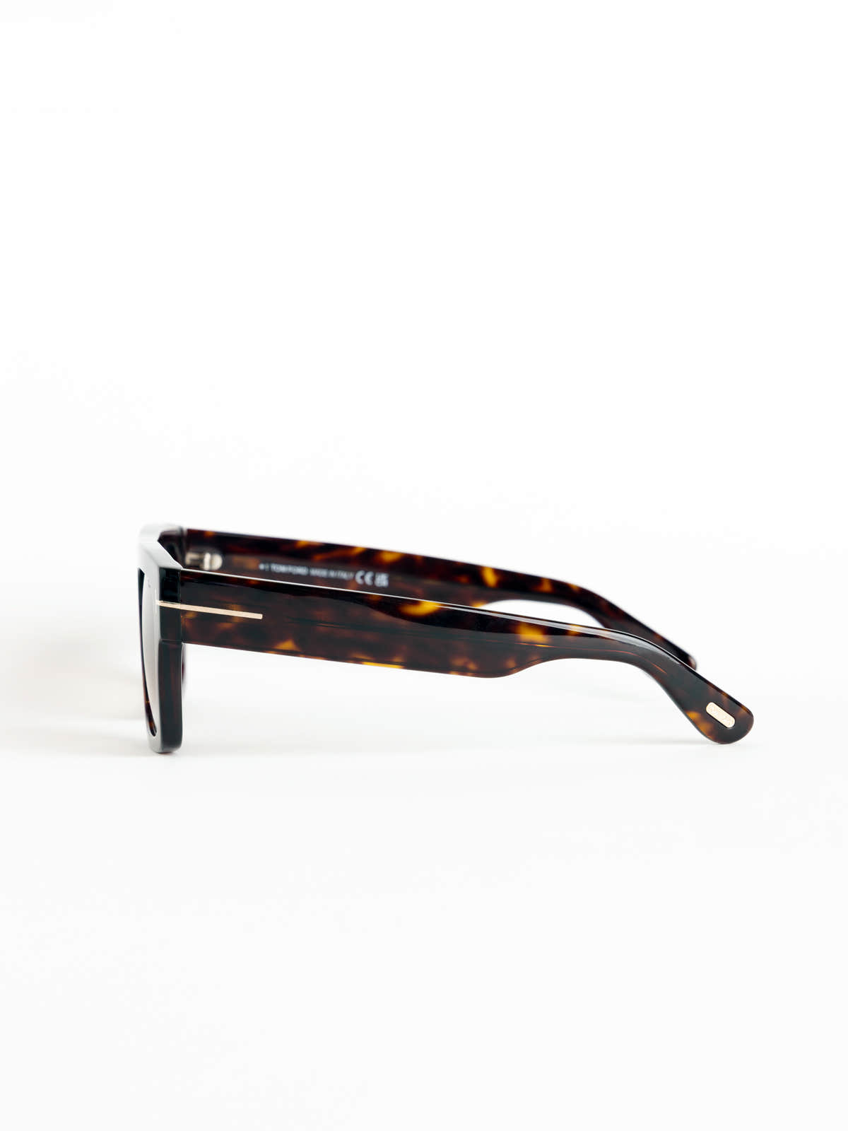Dark Brown Fausto Square Sunglasses