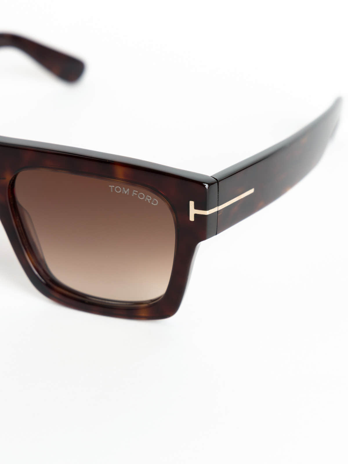 Dark Brown Fausto Square Sunglasses