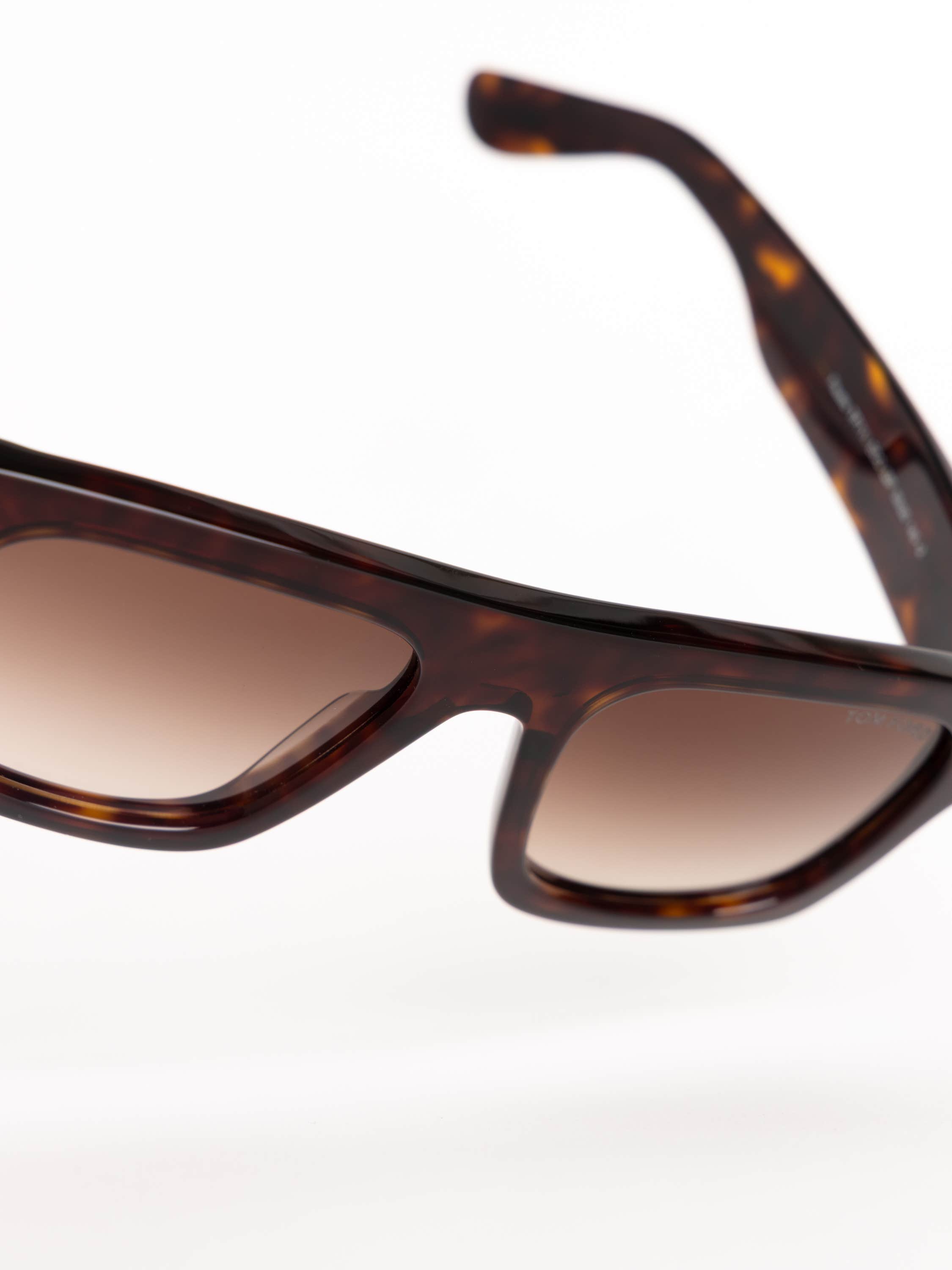 Dark Brown Fausto Square Sunglasses