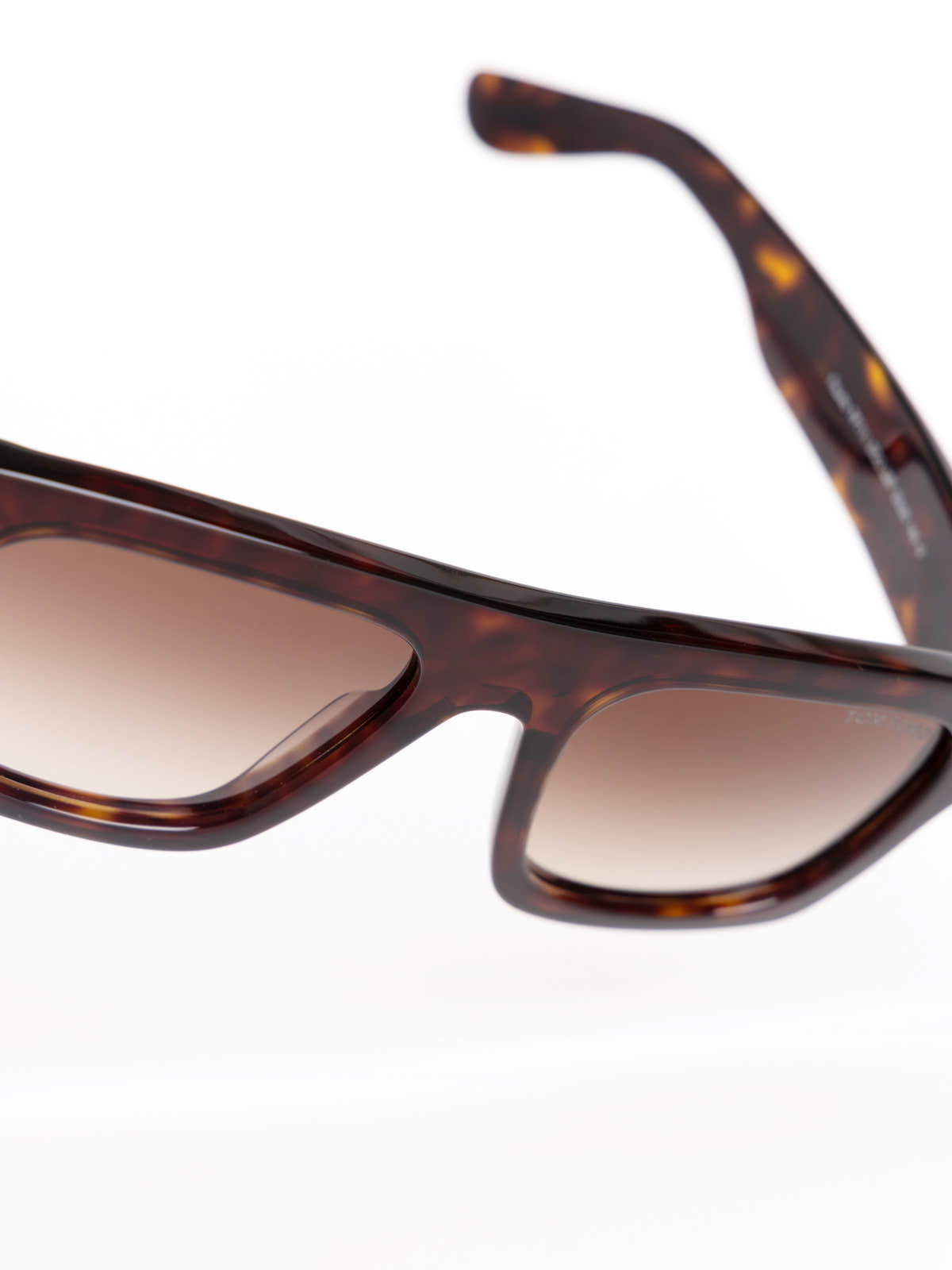 Dark Brown Fausto Square Sunglasses