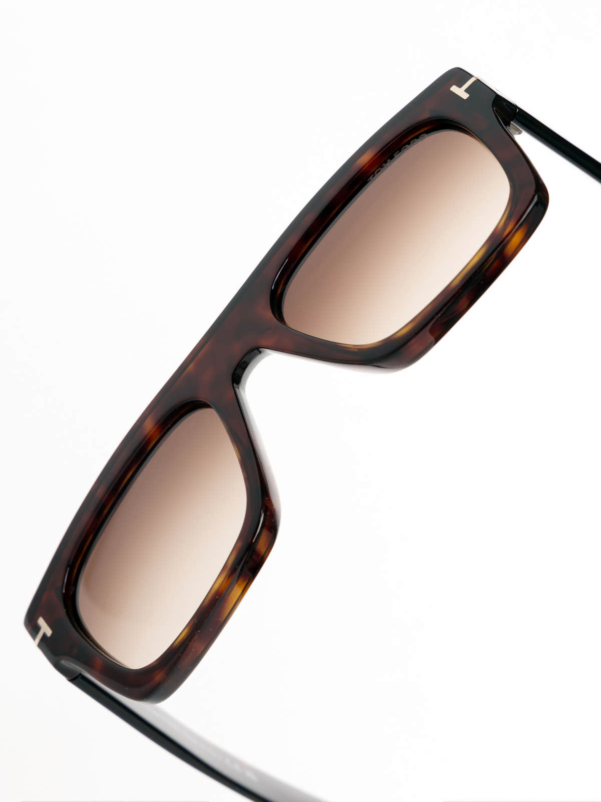 Dark Brown Fausto Square Sunglasses
