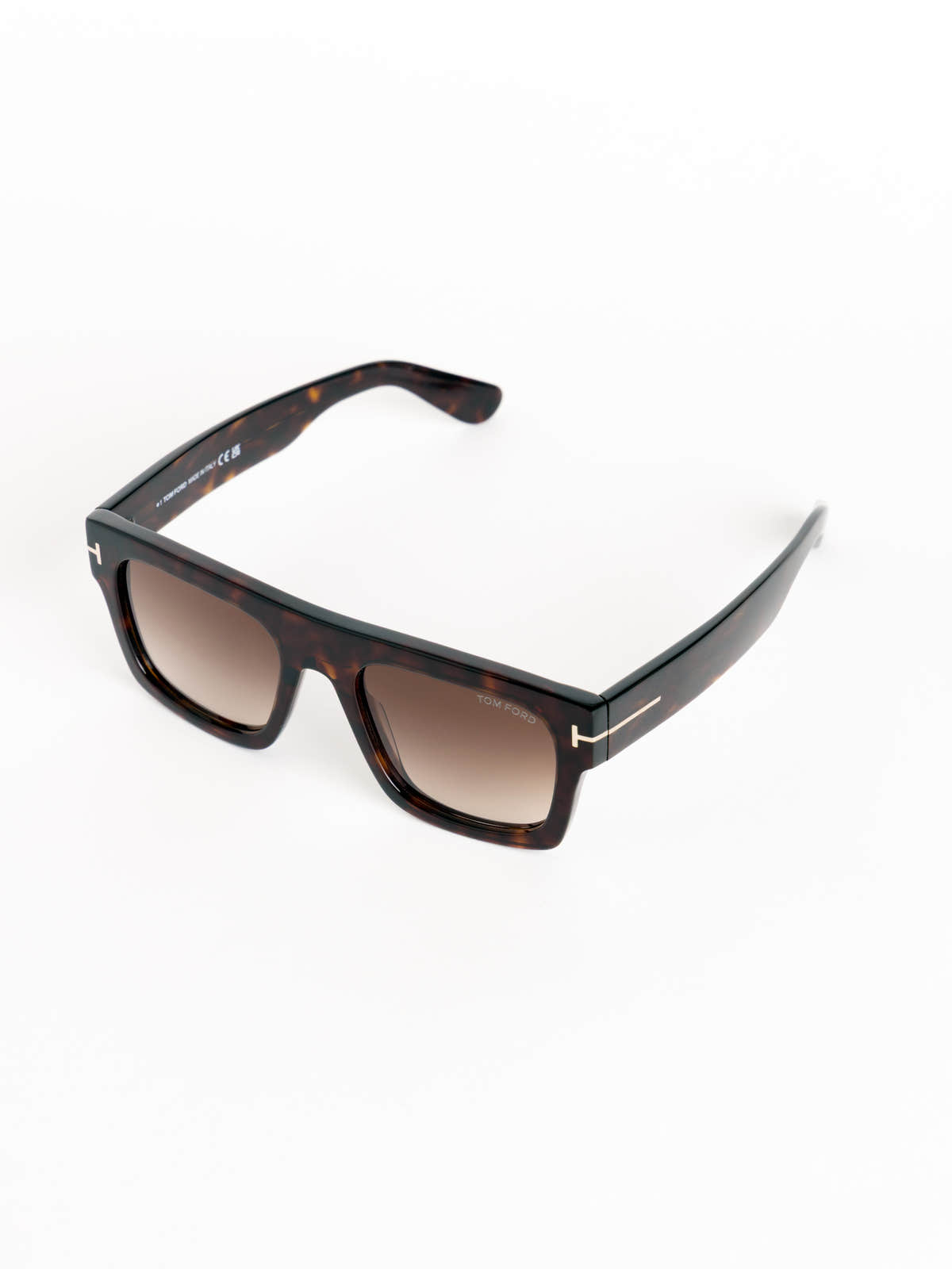 Dark Brown Fausto Square Sunglasses