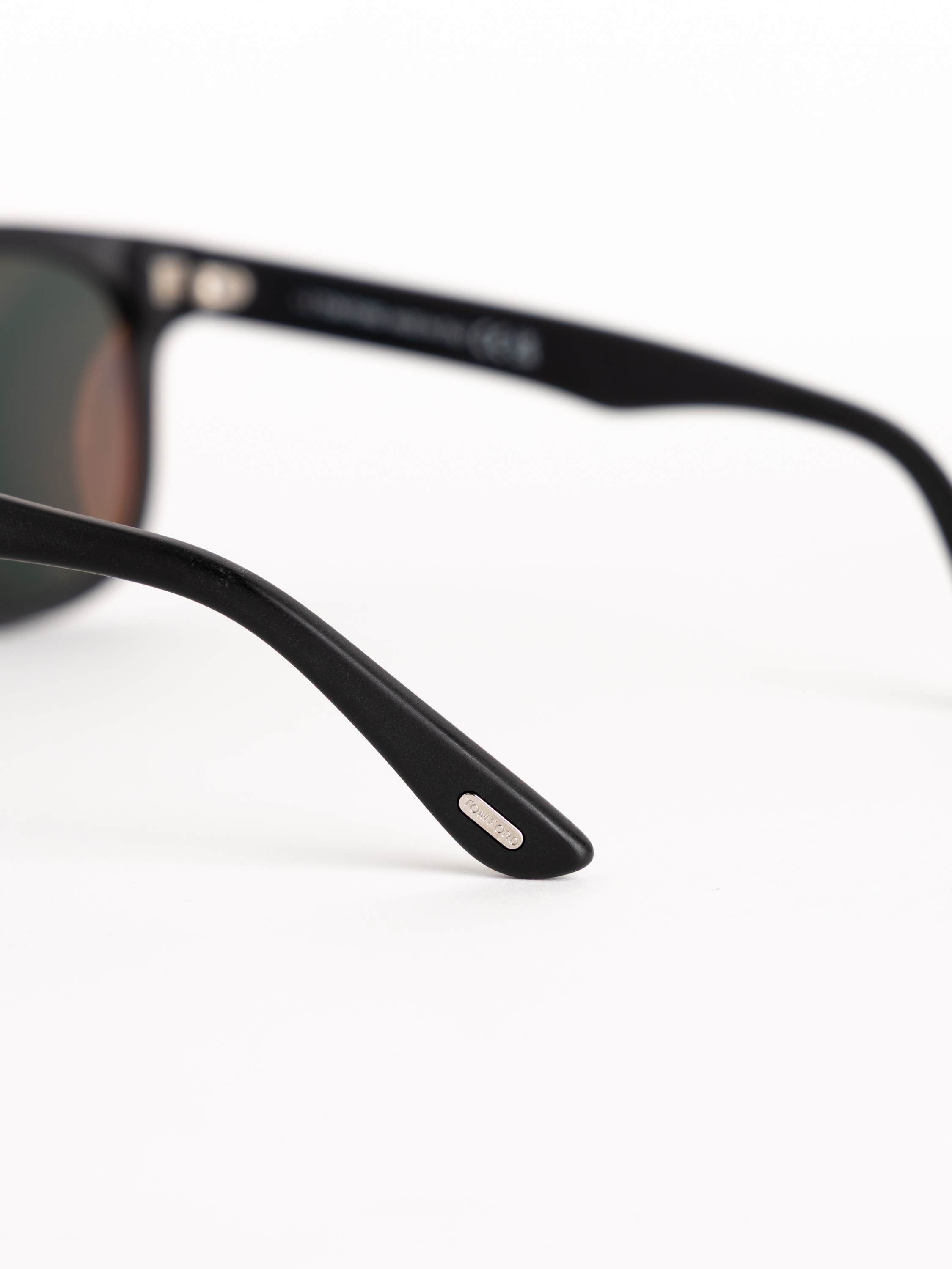 Dark Green Havana Caine Sunglasses