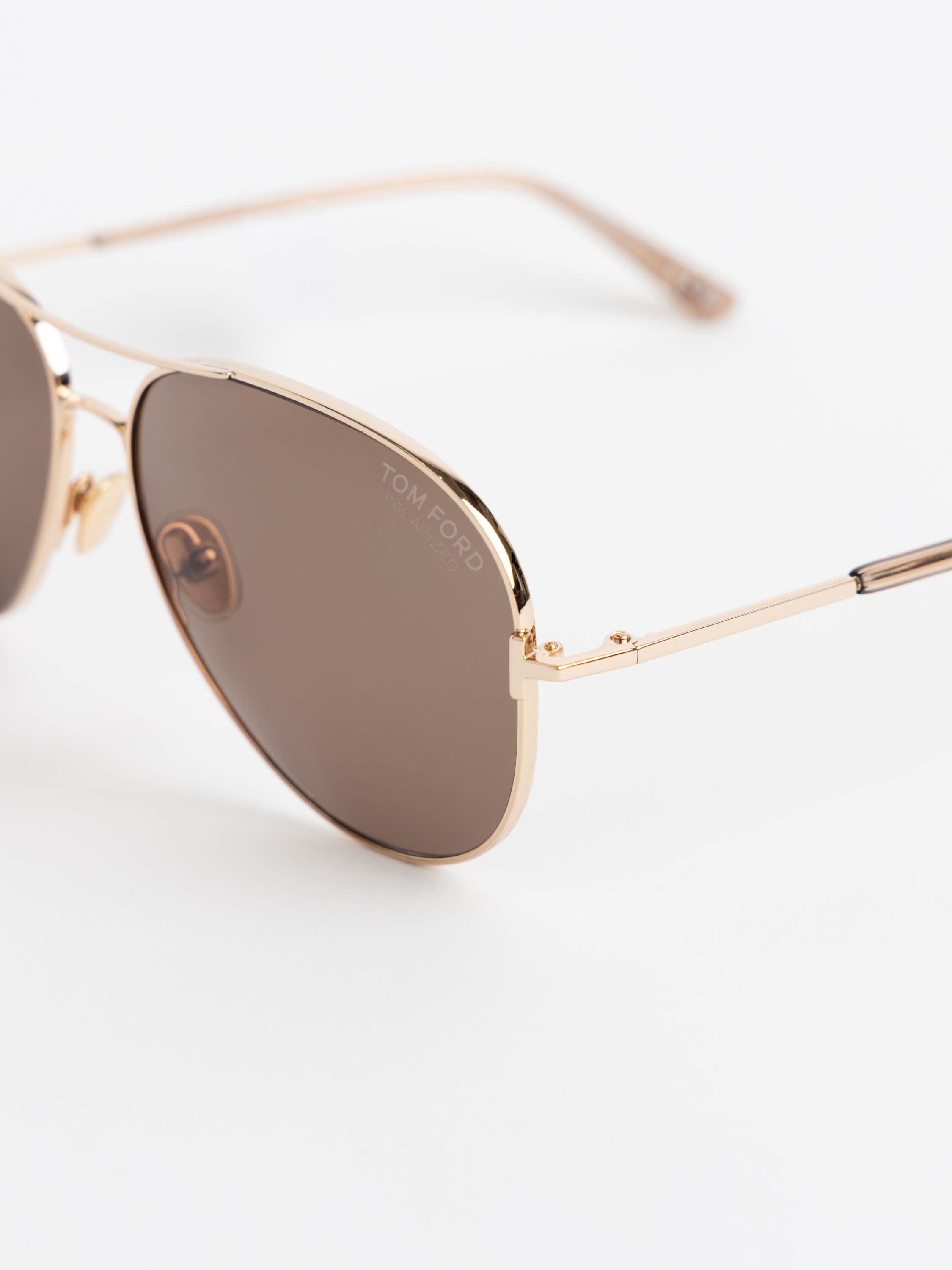 Gold Clark Sunglasses