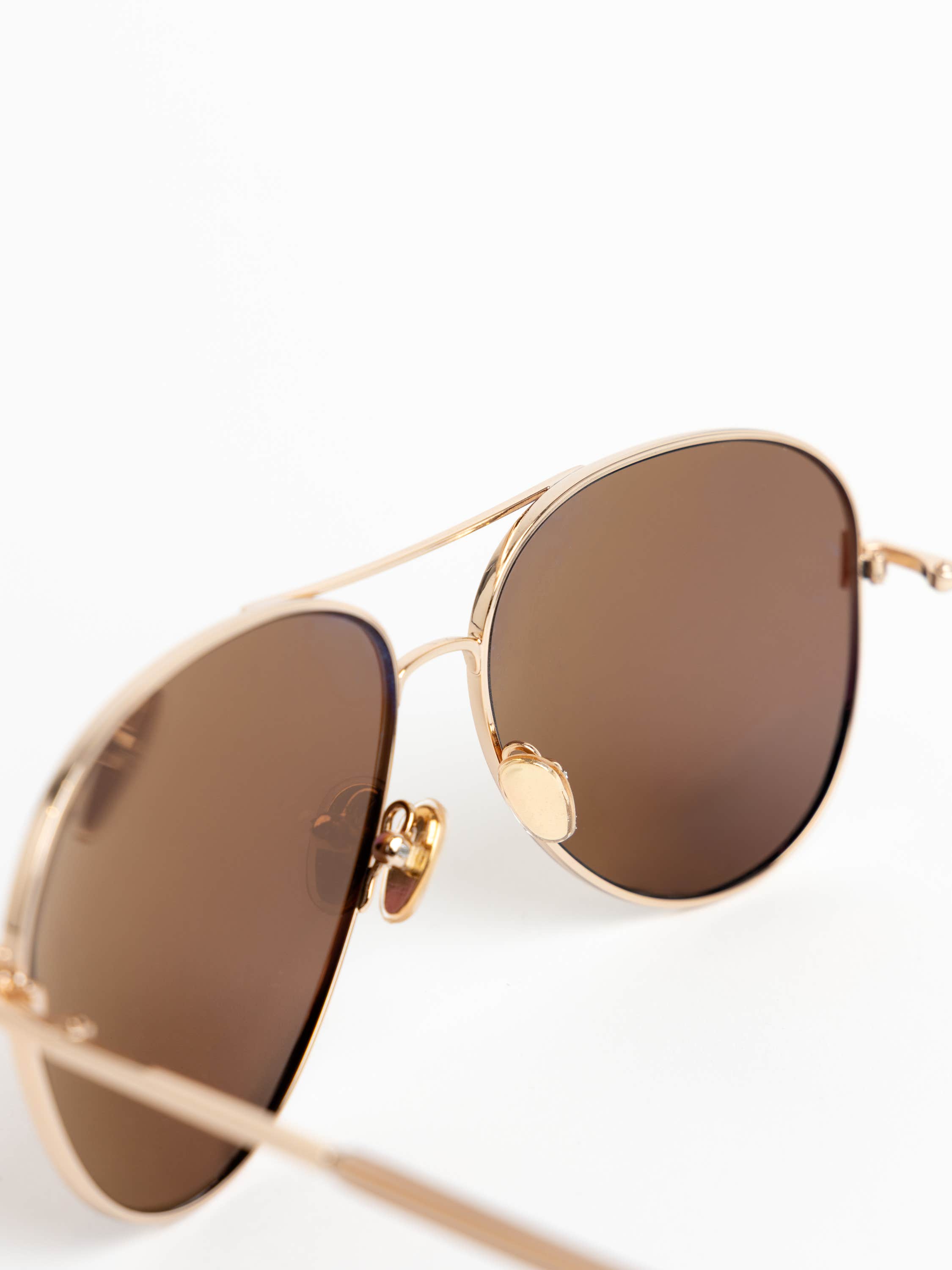 Gold Clark Sunglasses