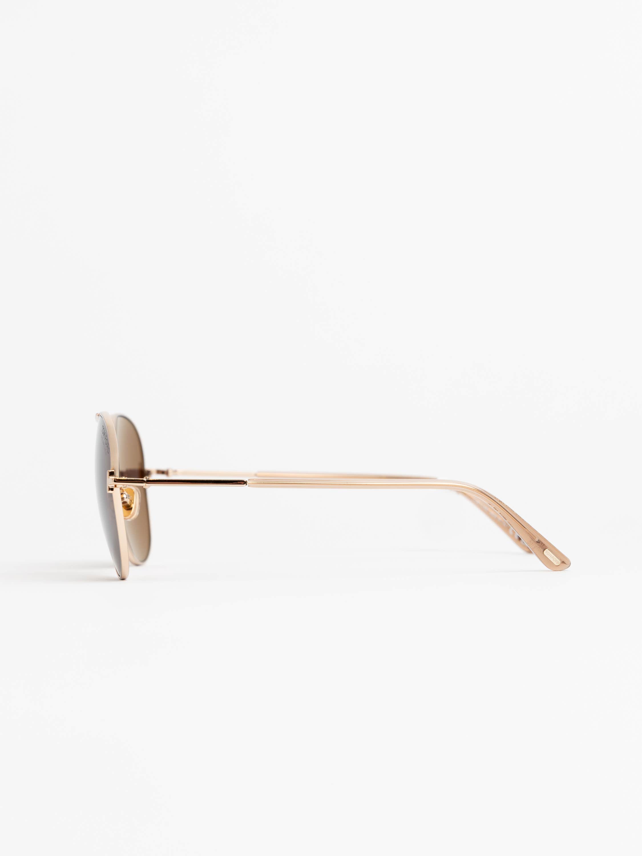 Gold Clark Sunglasses