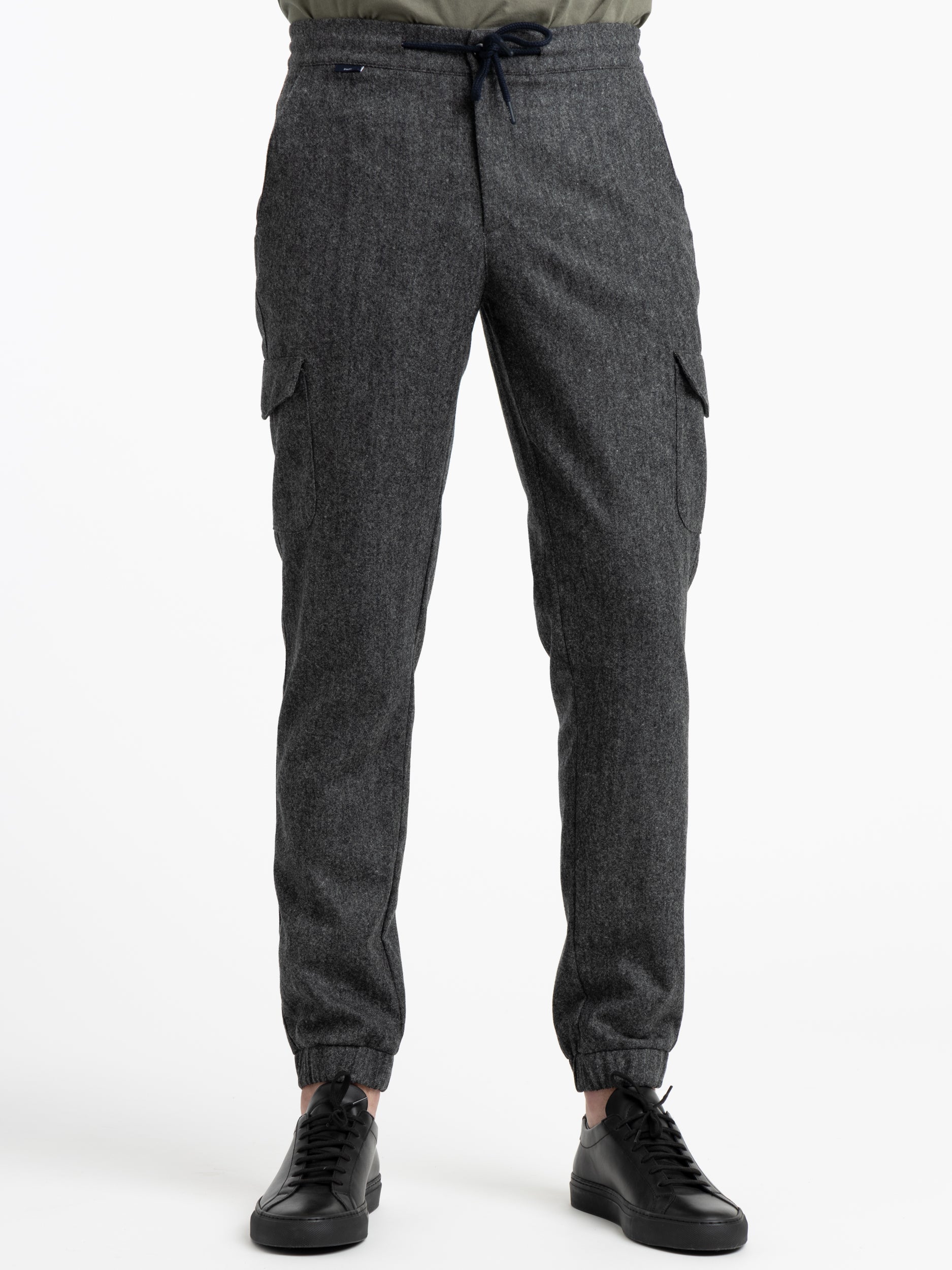 Charcoal gray cargo sales pants