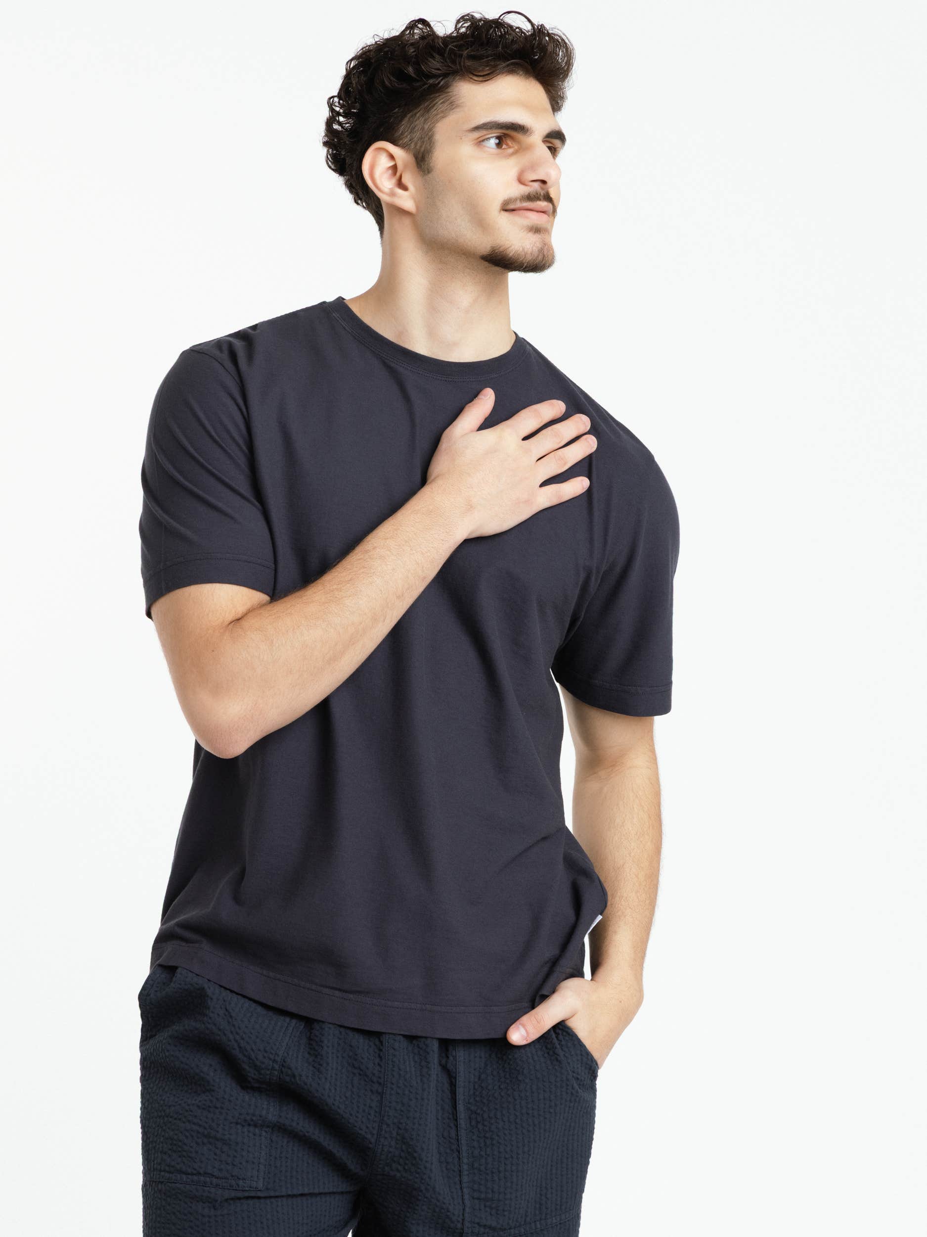 Navy Organic Cotton T-shirt