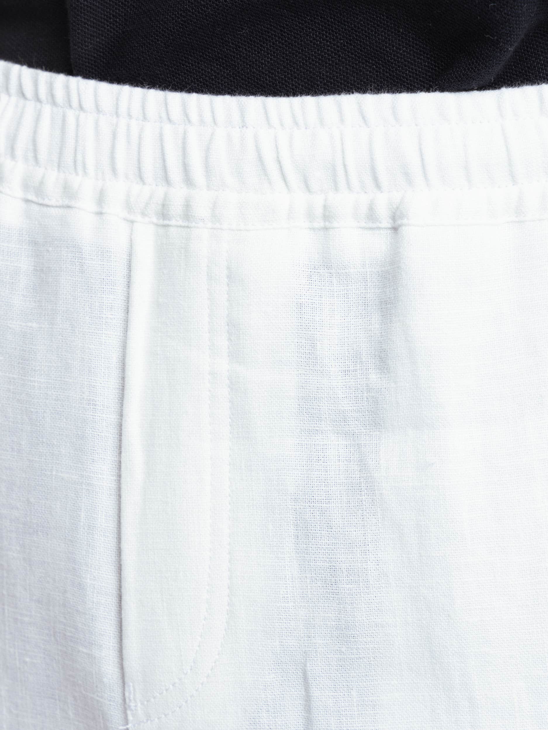 White Linen Beach Bermuda Short