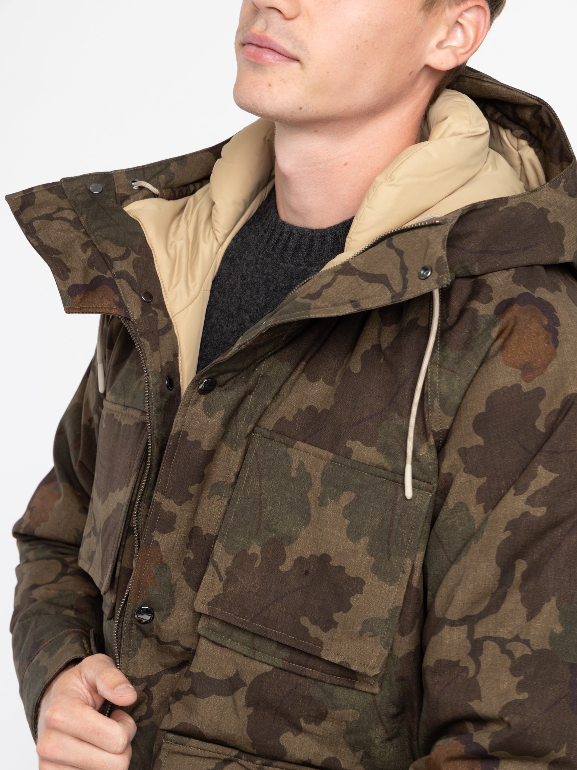 Camouflage field outlet jacket