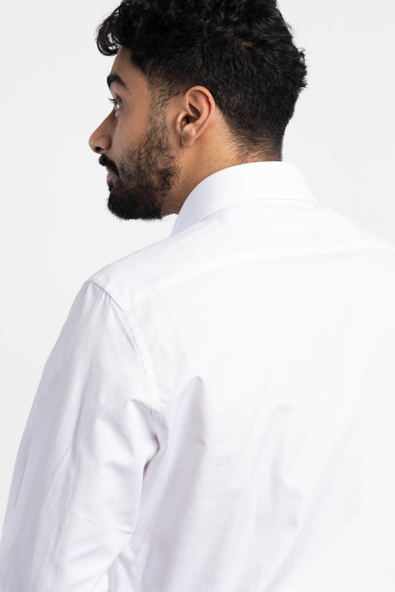 White Dress Shirt with French Cuffs