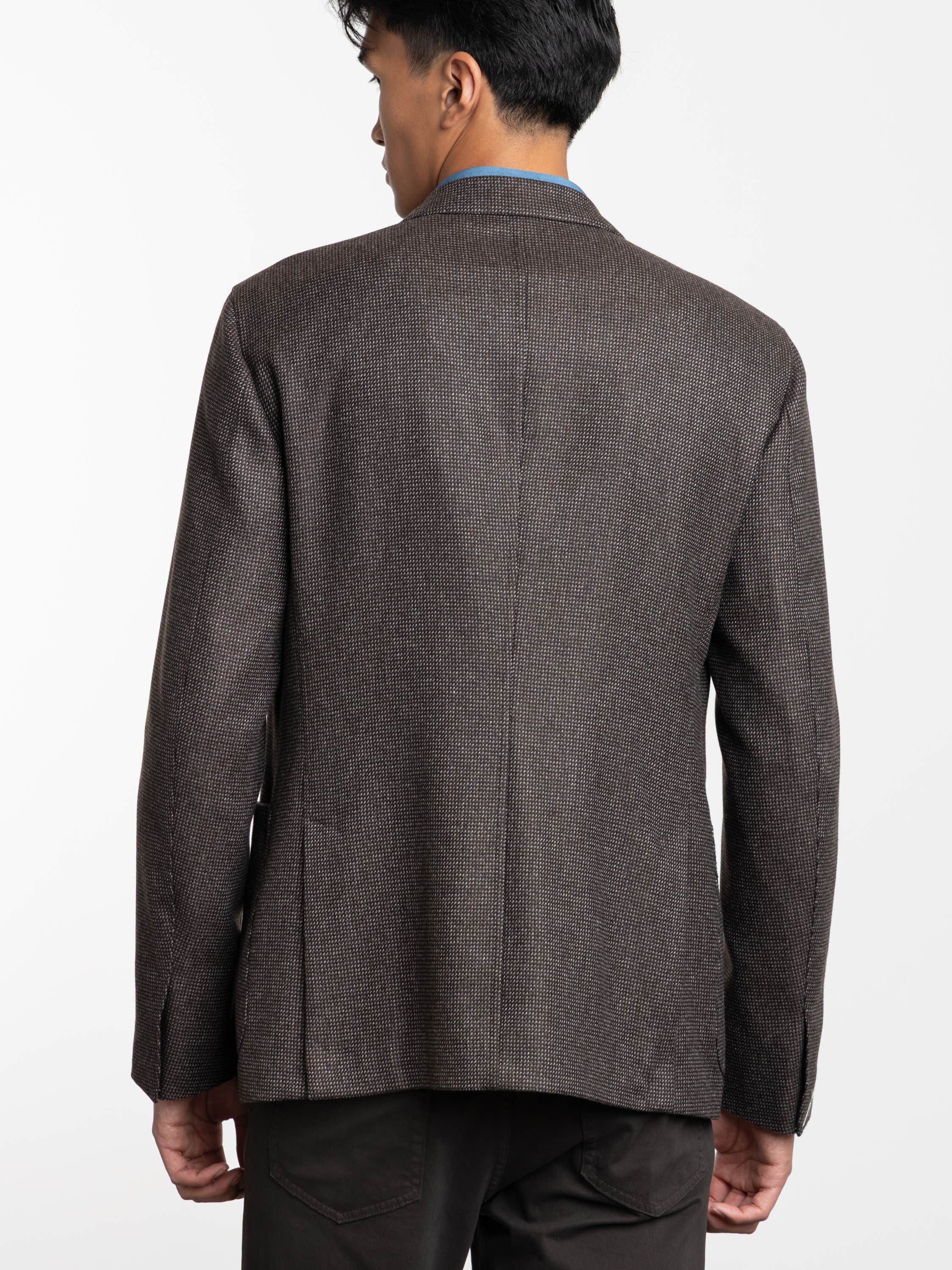 Dark Brown Cashmere Sport Jacket