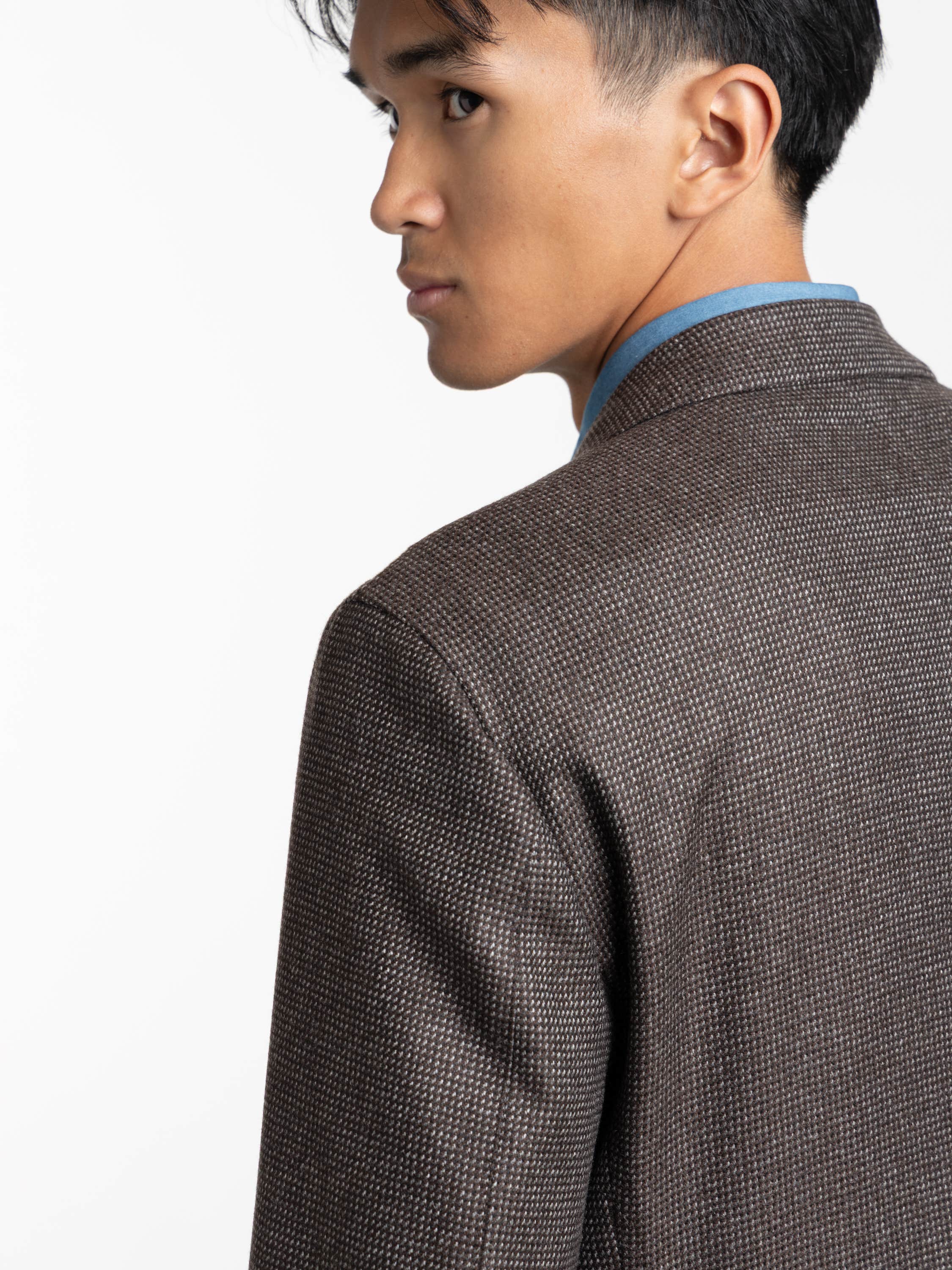 Dark Brown Cashmere Sport Jacket