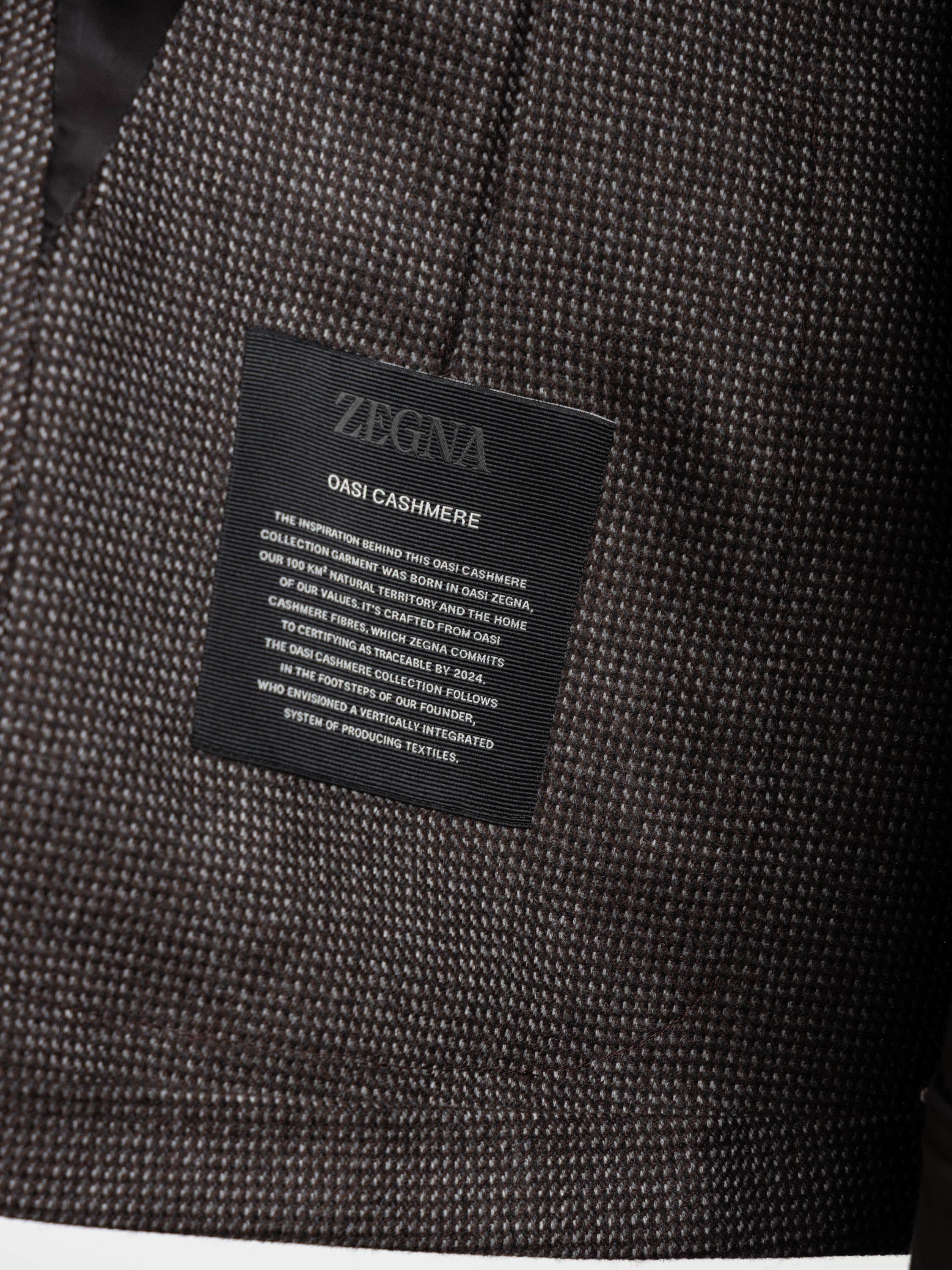 Dark Brown Cashmere Sport Jacket