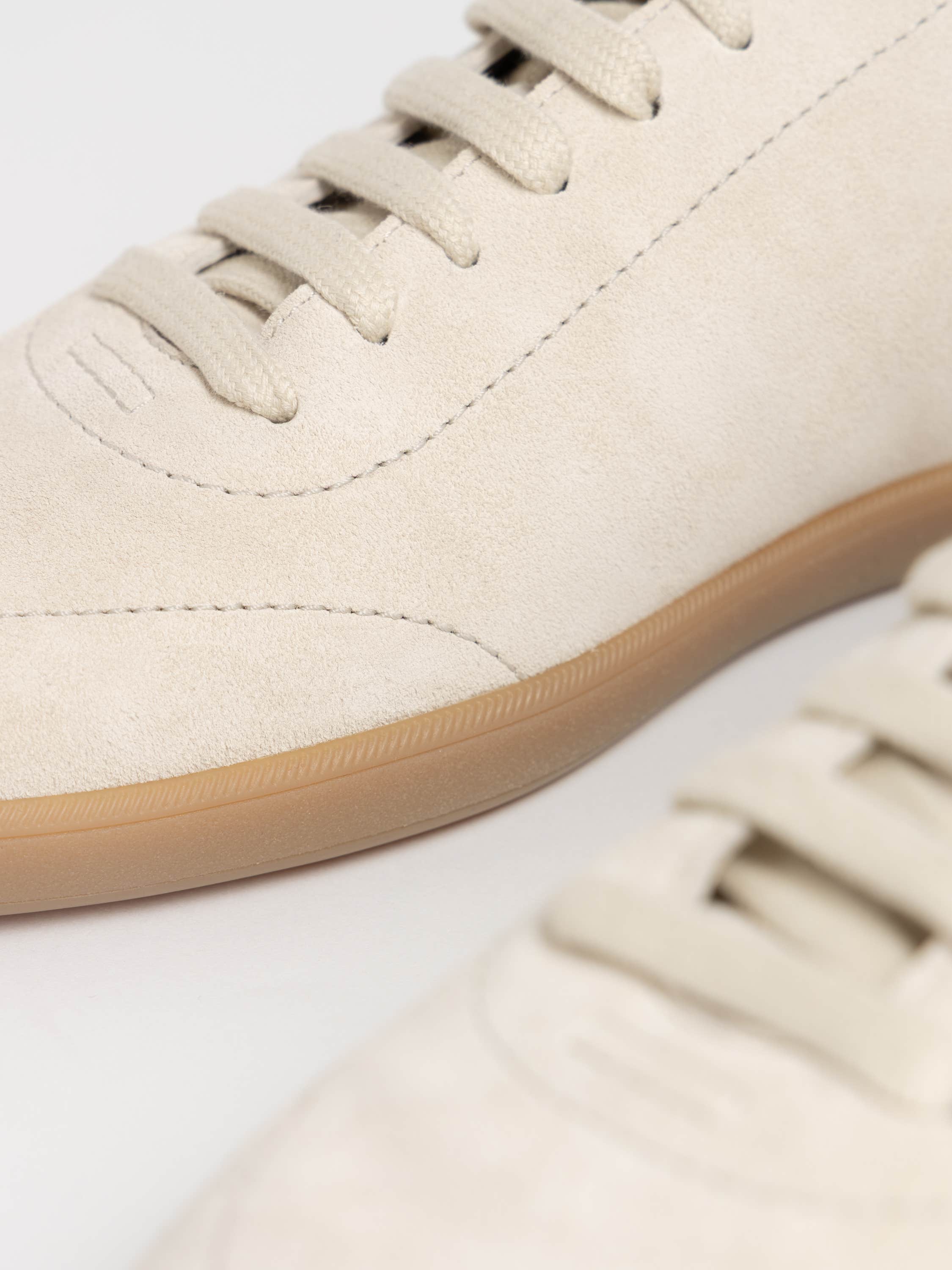 White 232 Suede Sneakers
