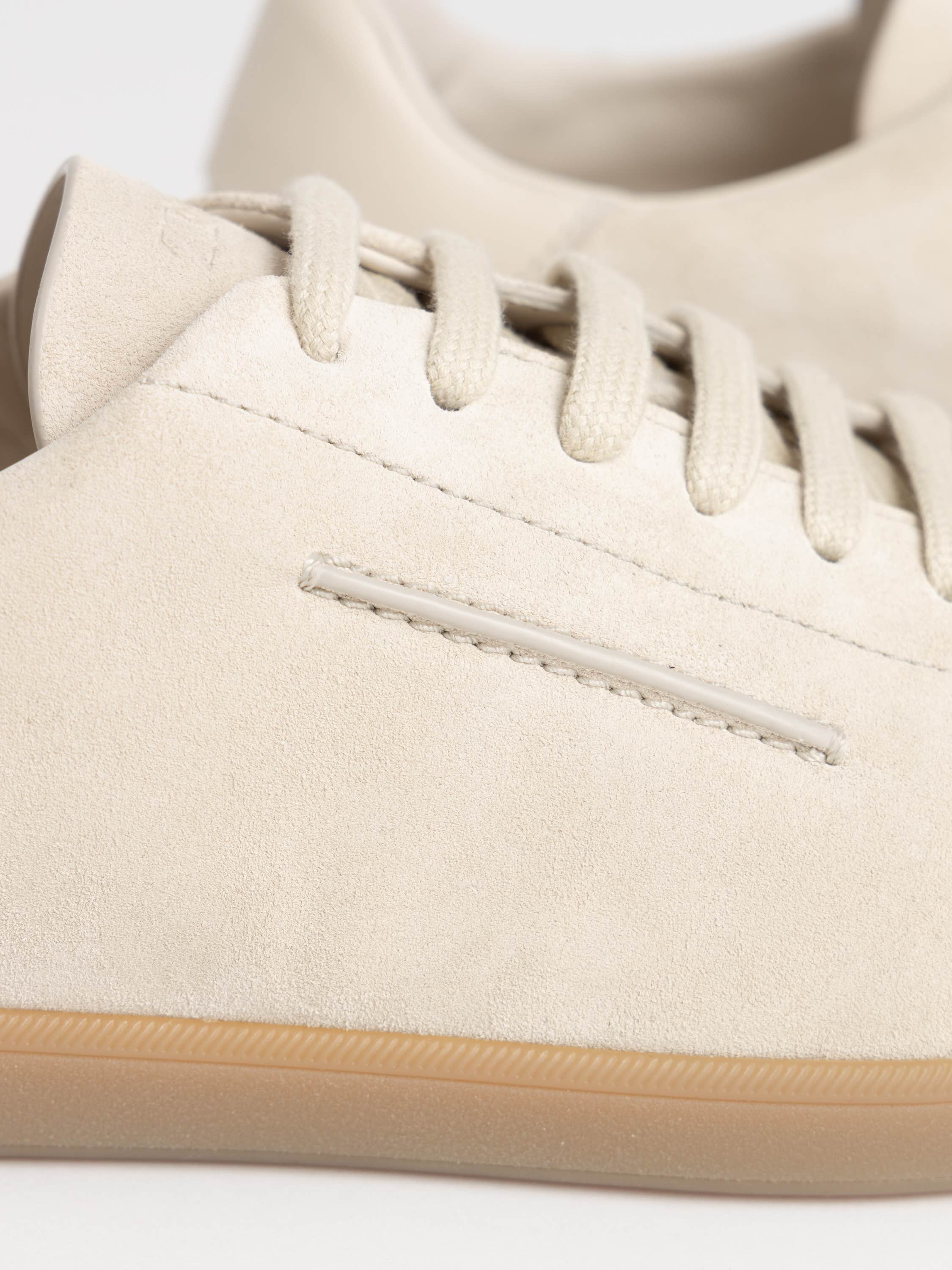 White 232 Suede Sneakers