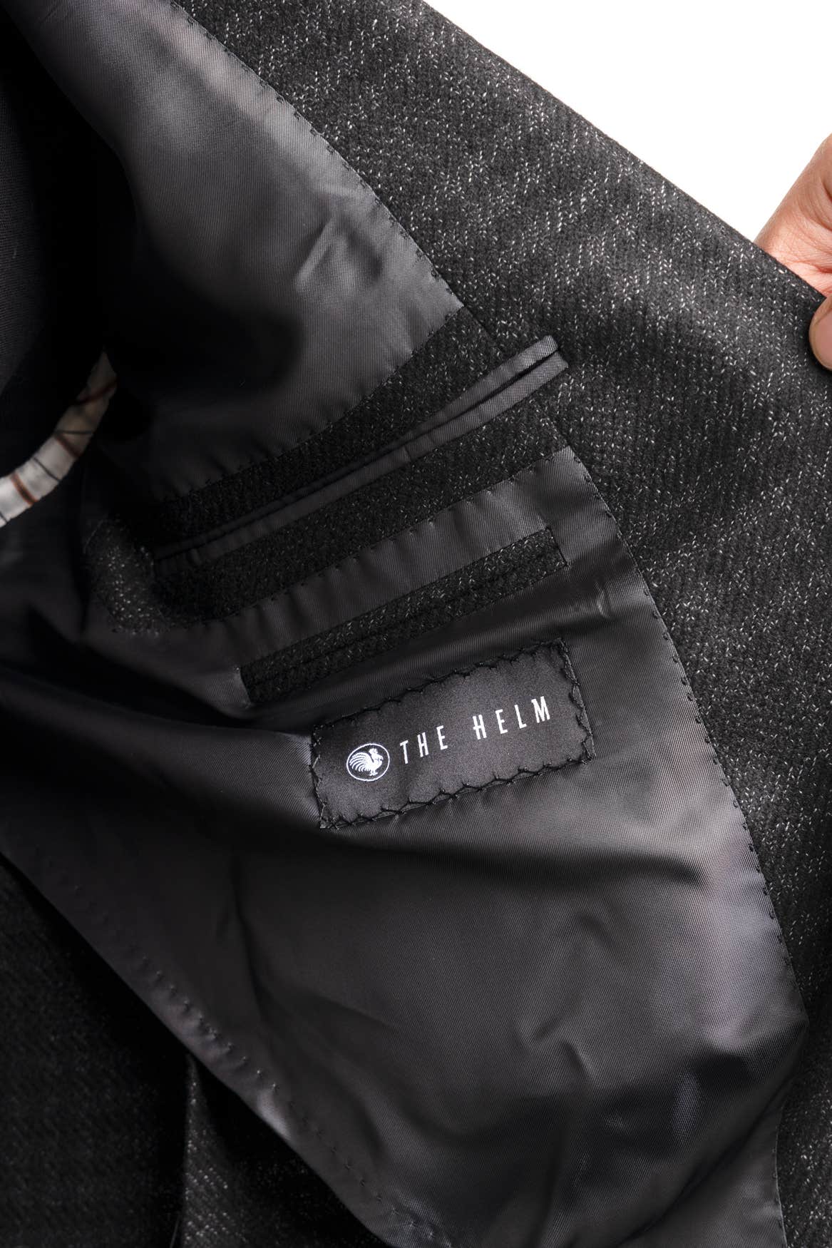 Black Check Cashmere Sport Jacket
