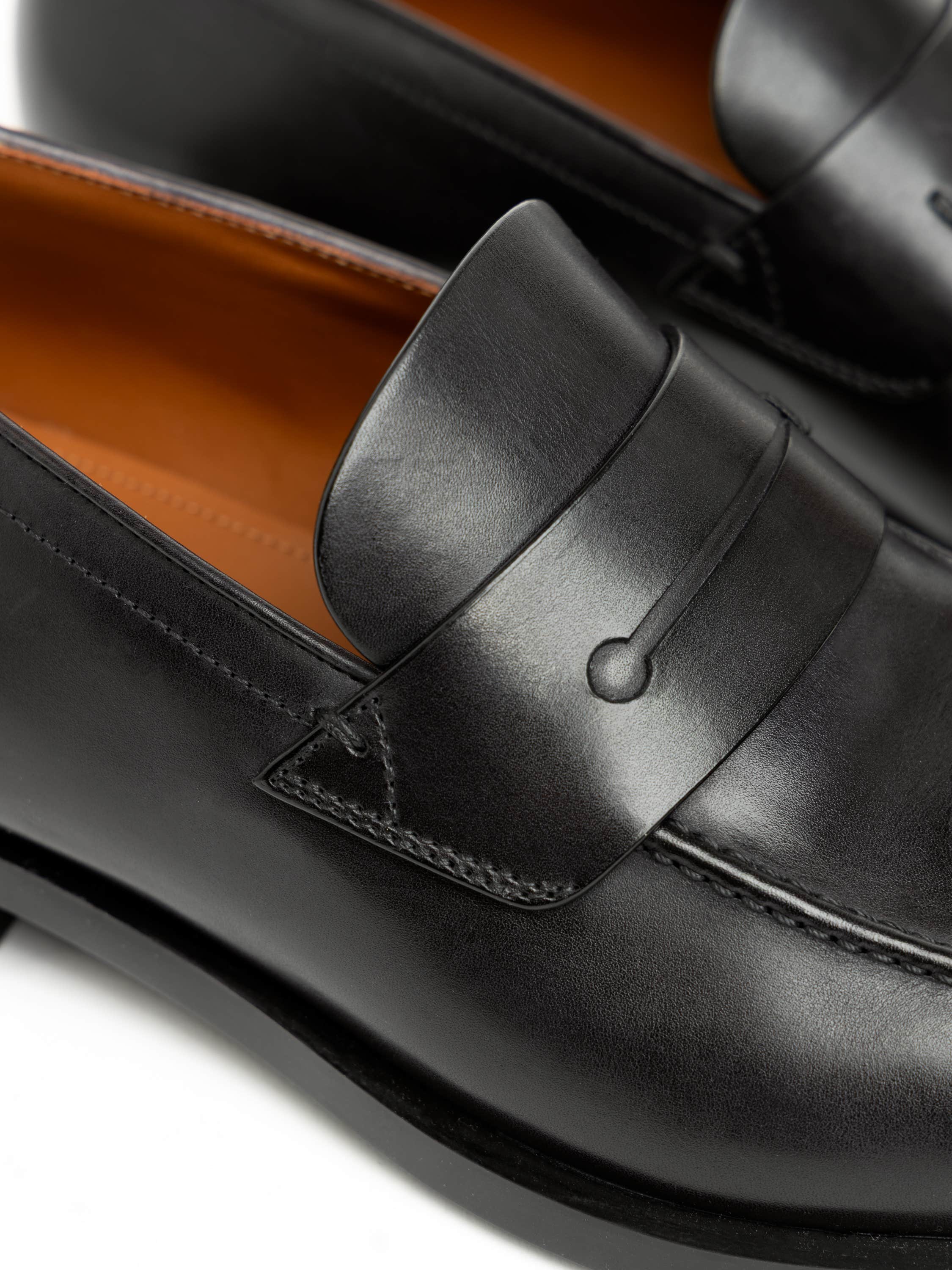 Black Leather Loafer
