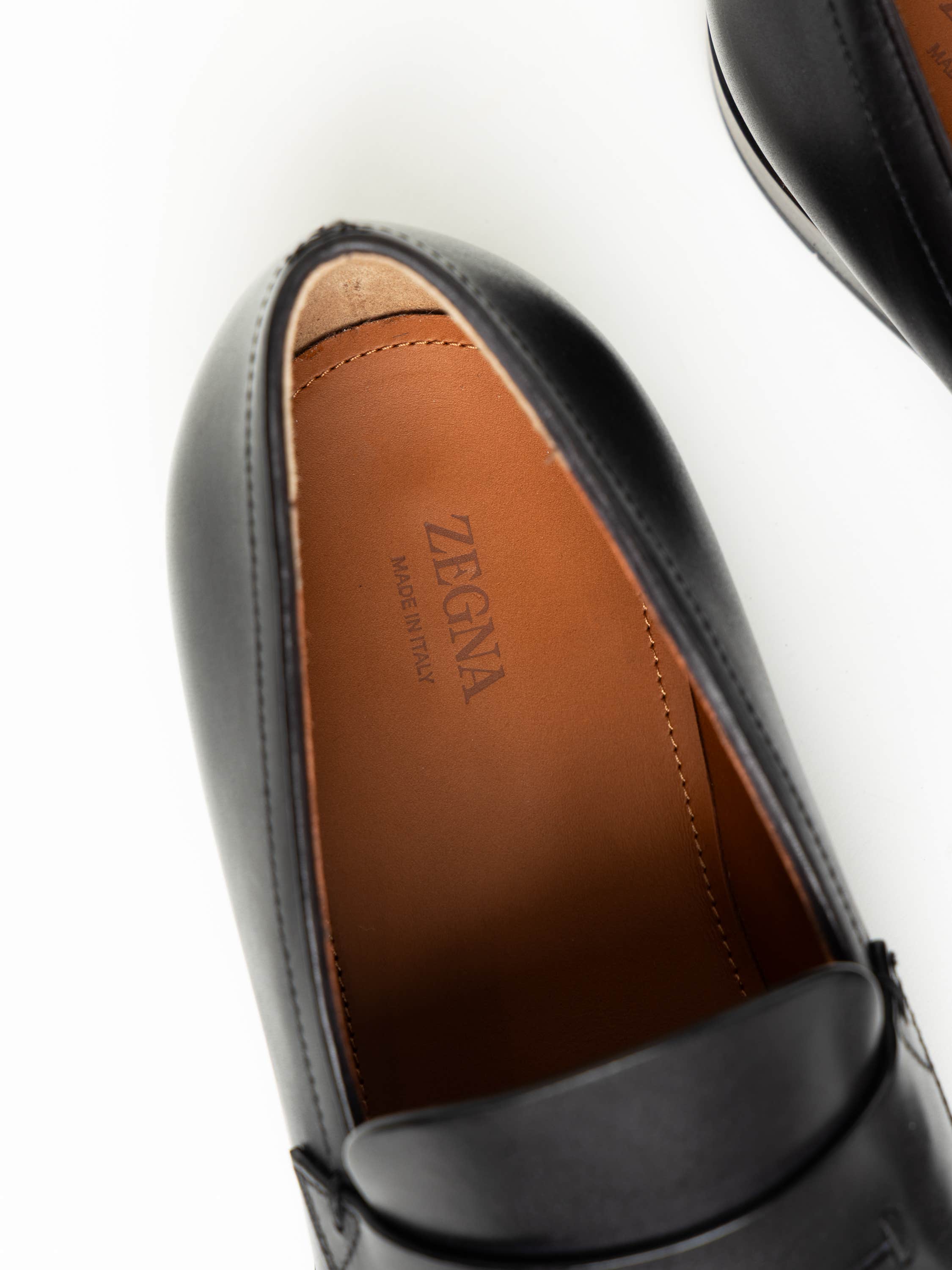 Black Leather Loafer