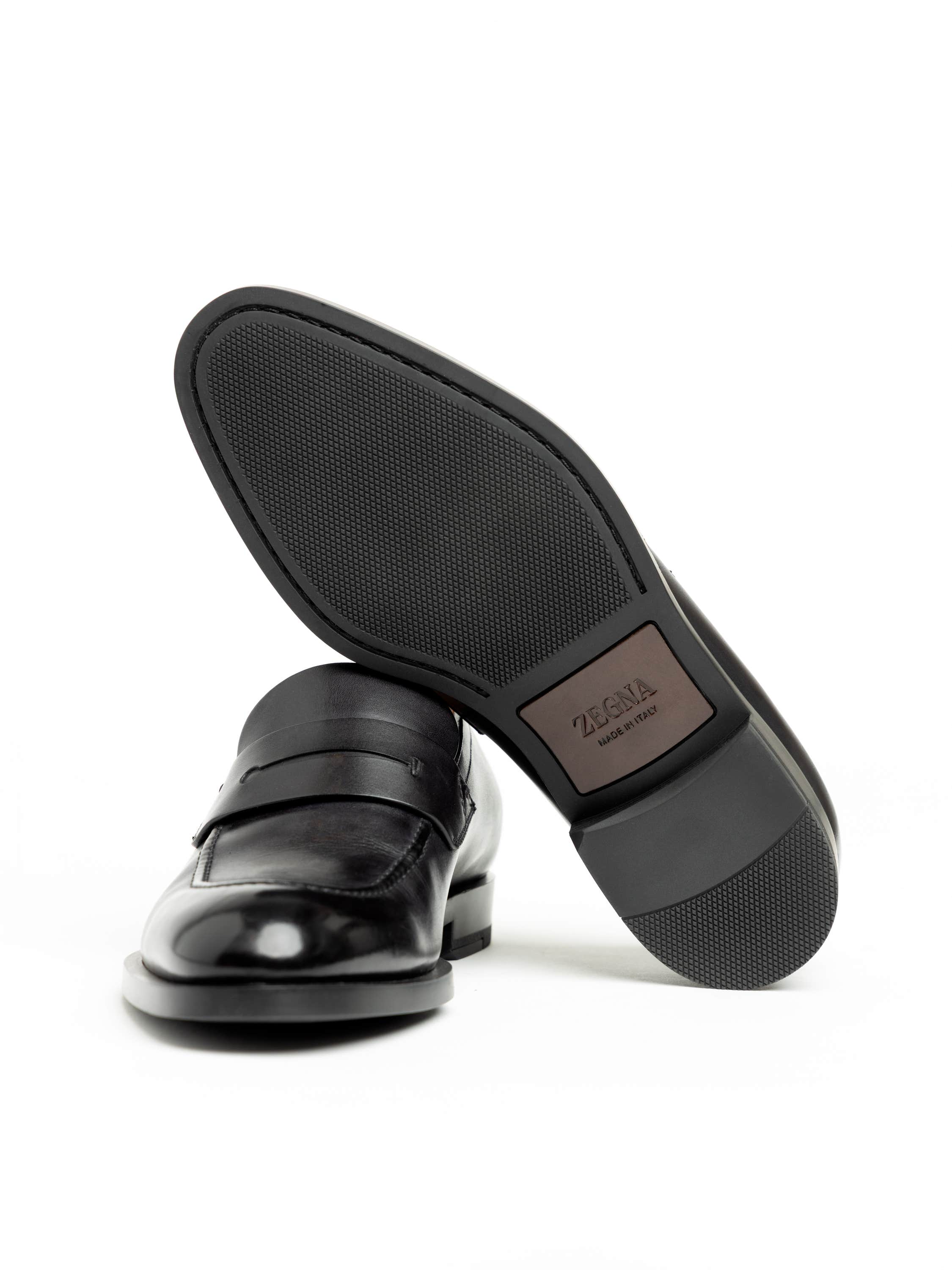 Black Leather Loafer