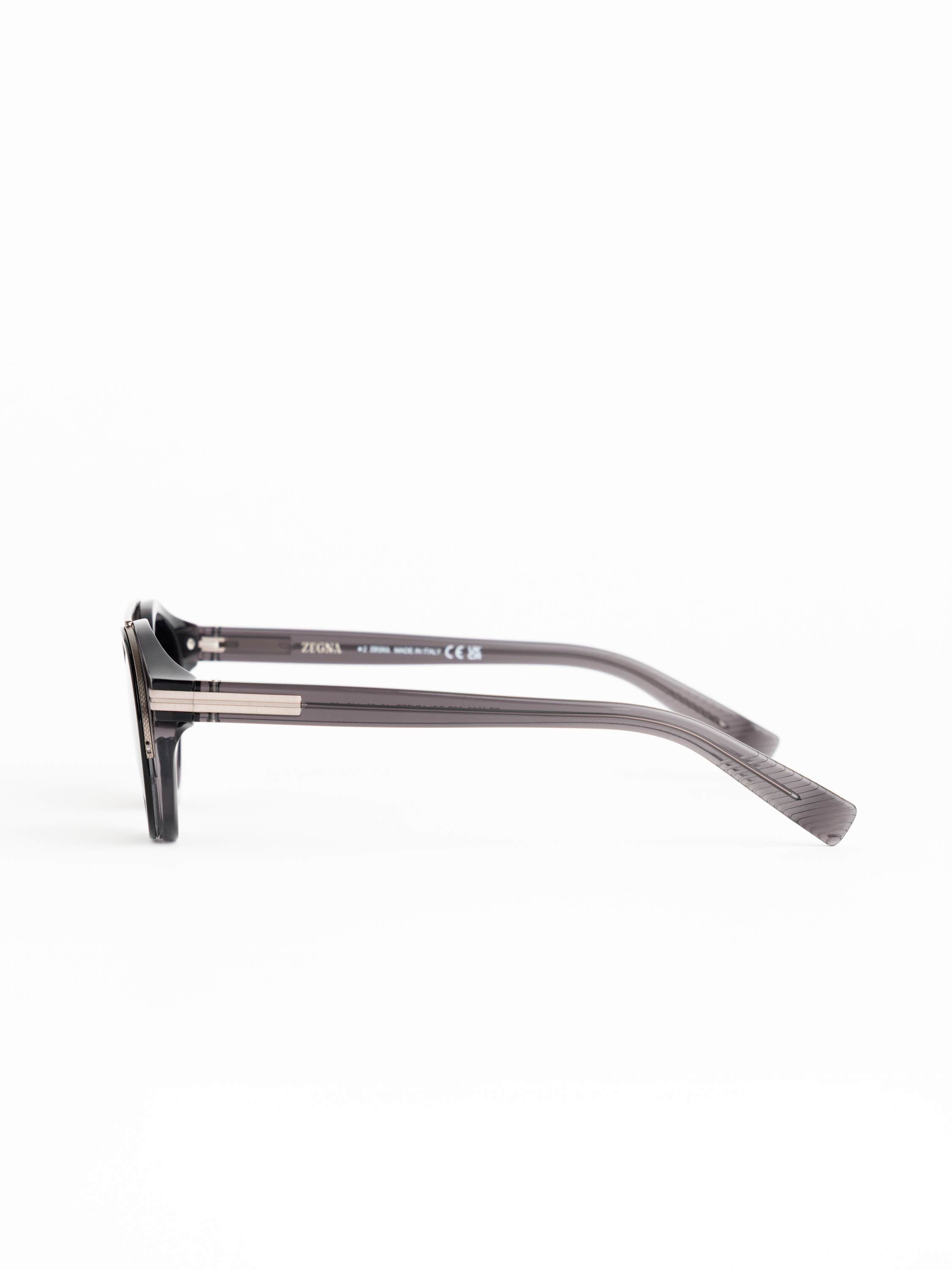 Black Round Frame Sunglasses