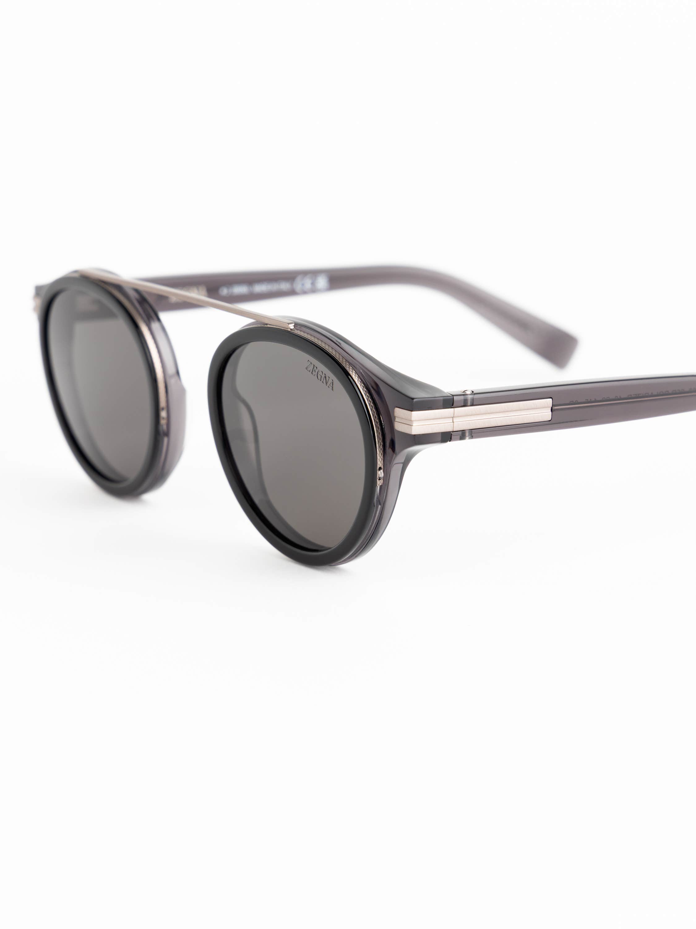 Black Round Frame Sunglasses