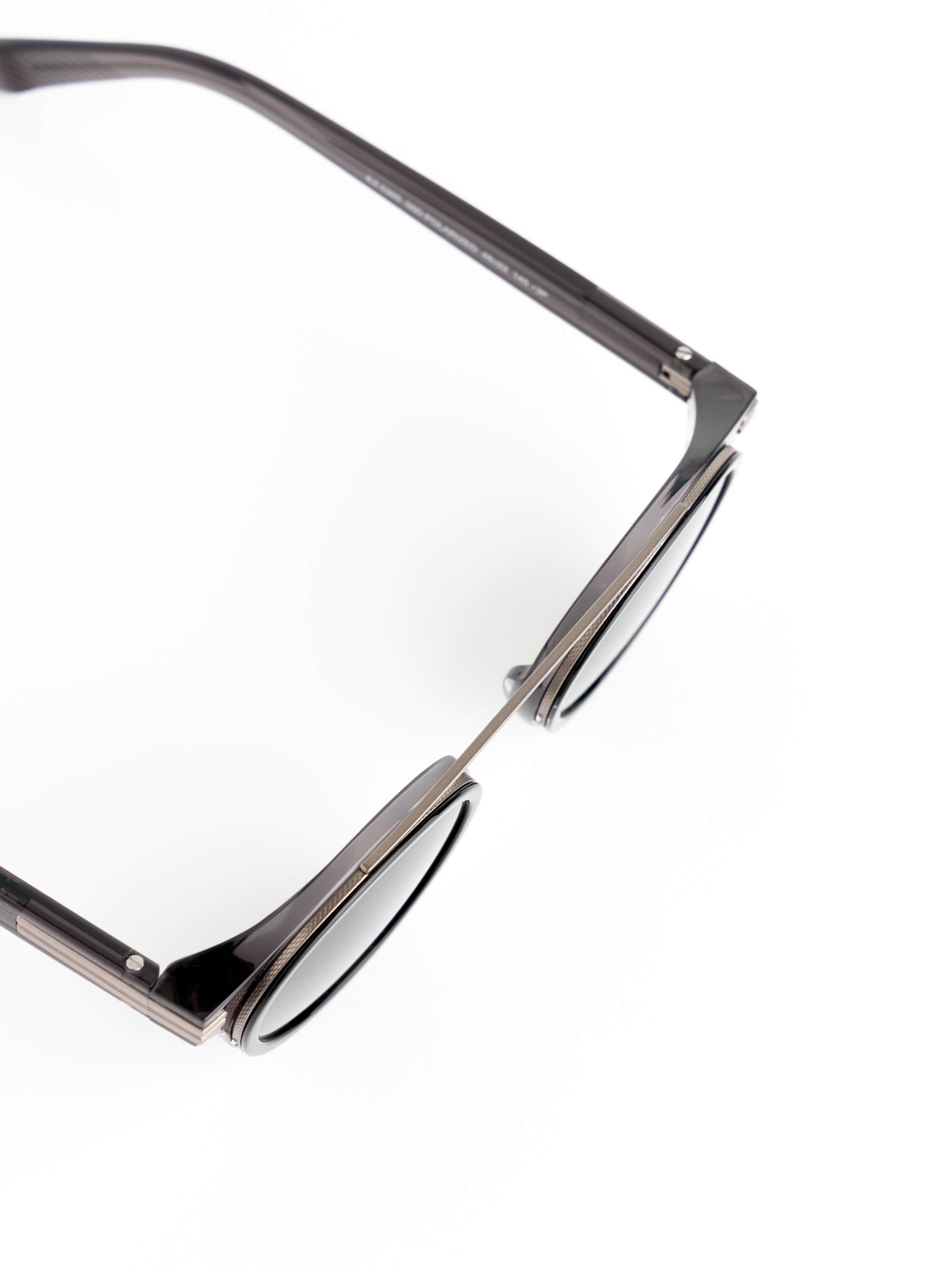 Black Round Frame Sunglasses