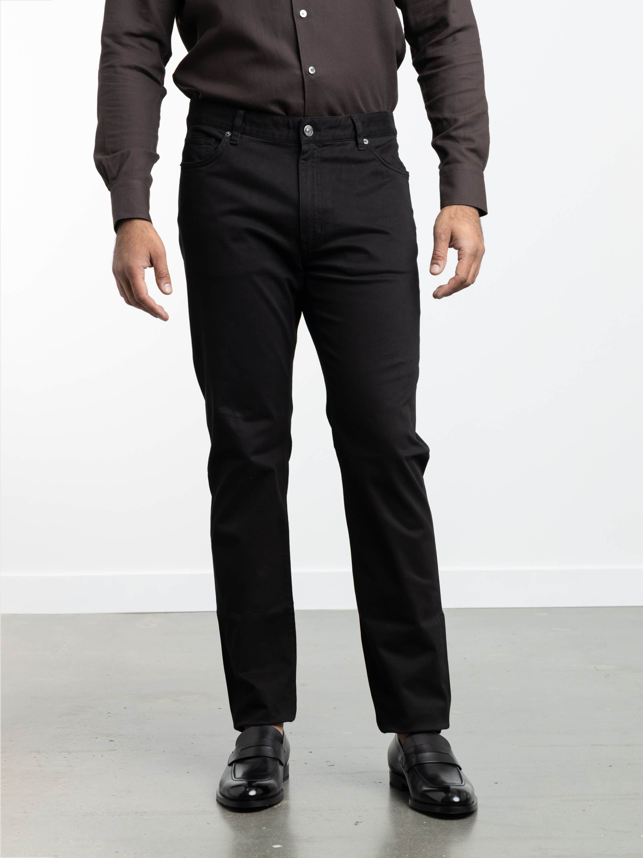 Black Stretch Roccia Jeans