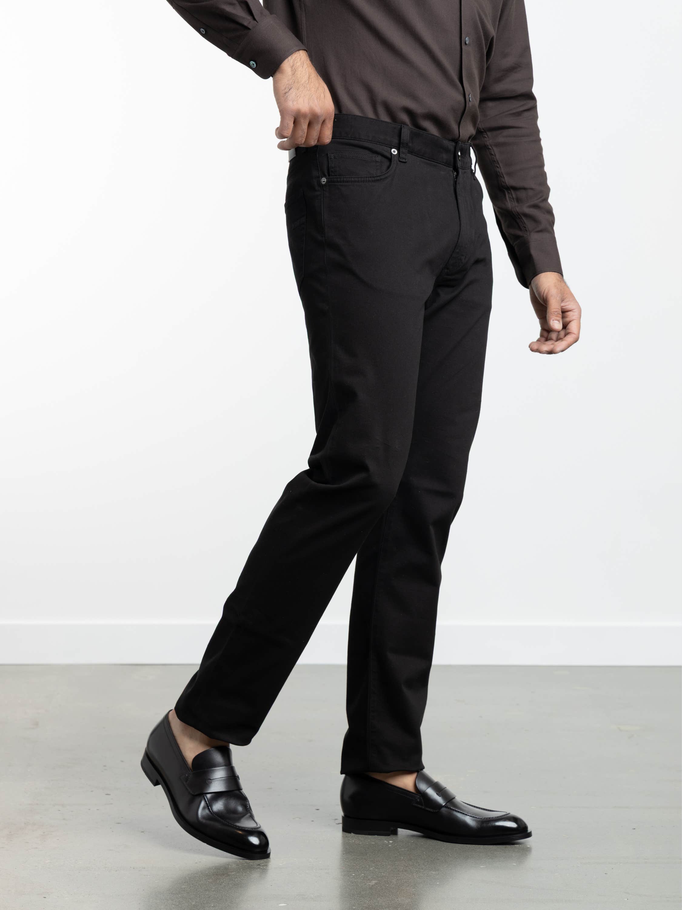 Black Stretch Roccia Jeans