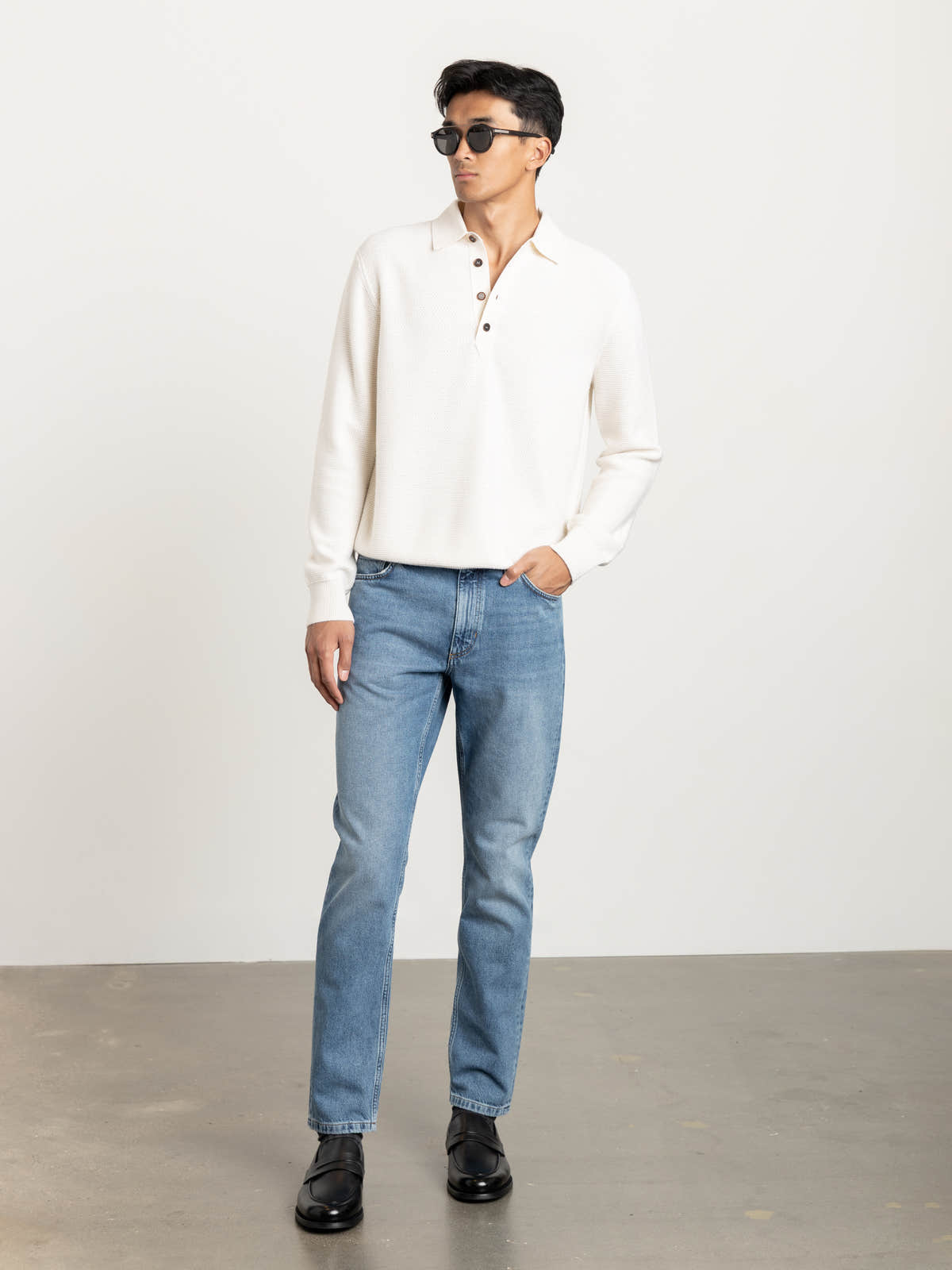 Blue Cotton Roccia Jeans