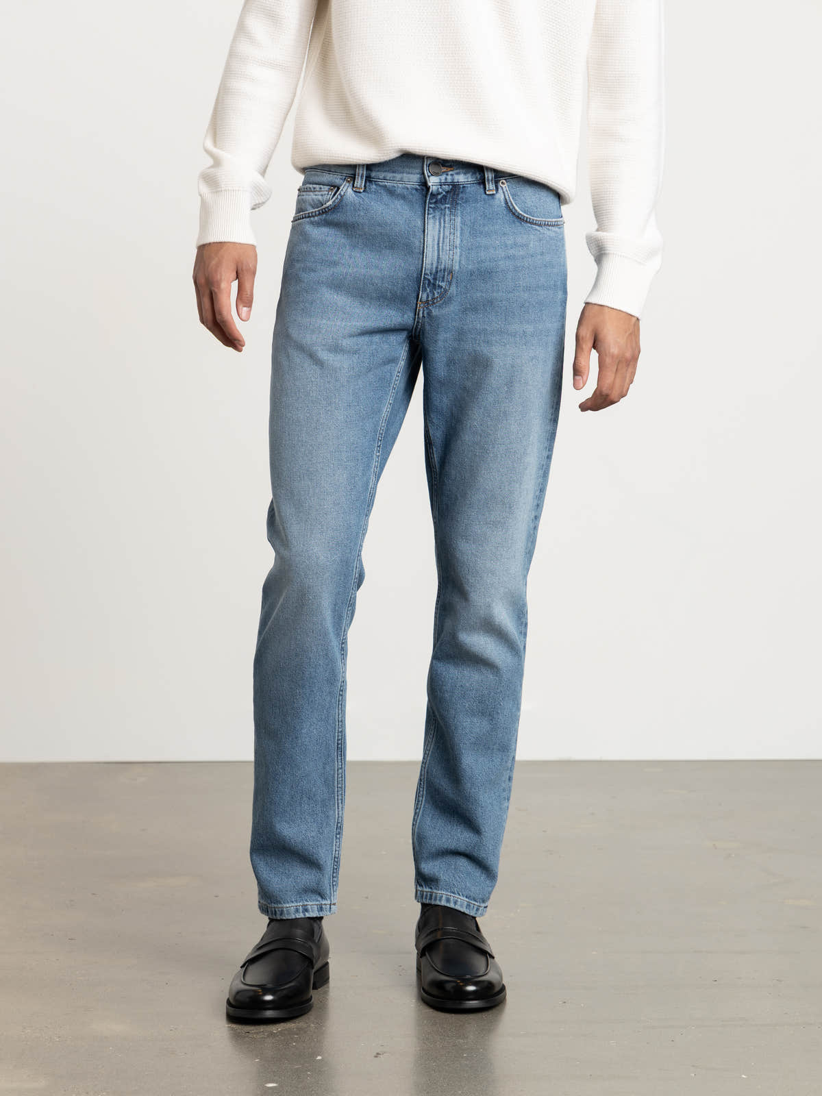 Blue Cotton Roccia Jeans