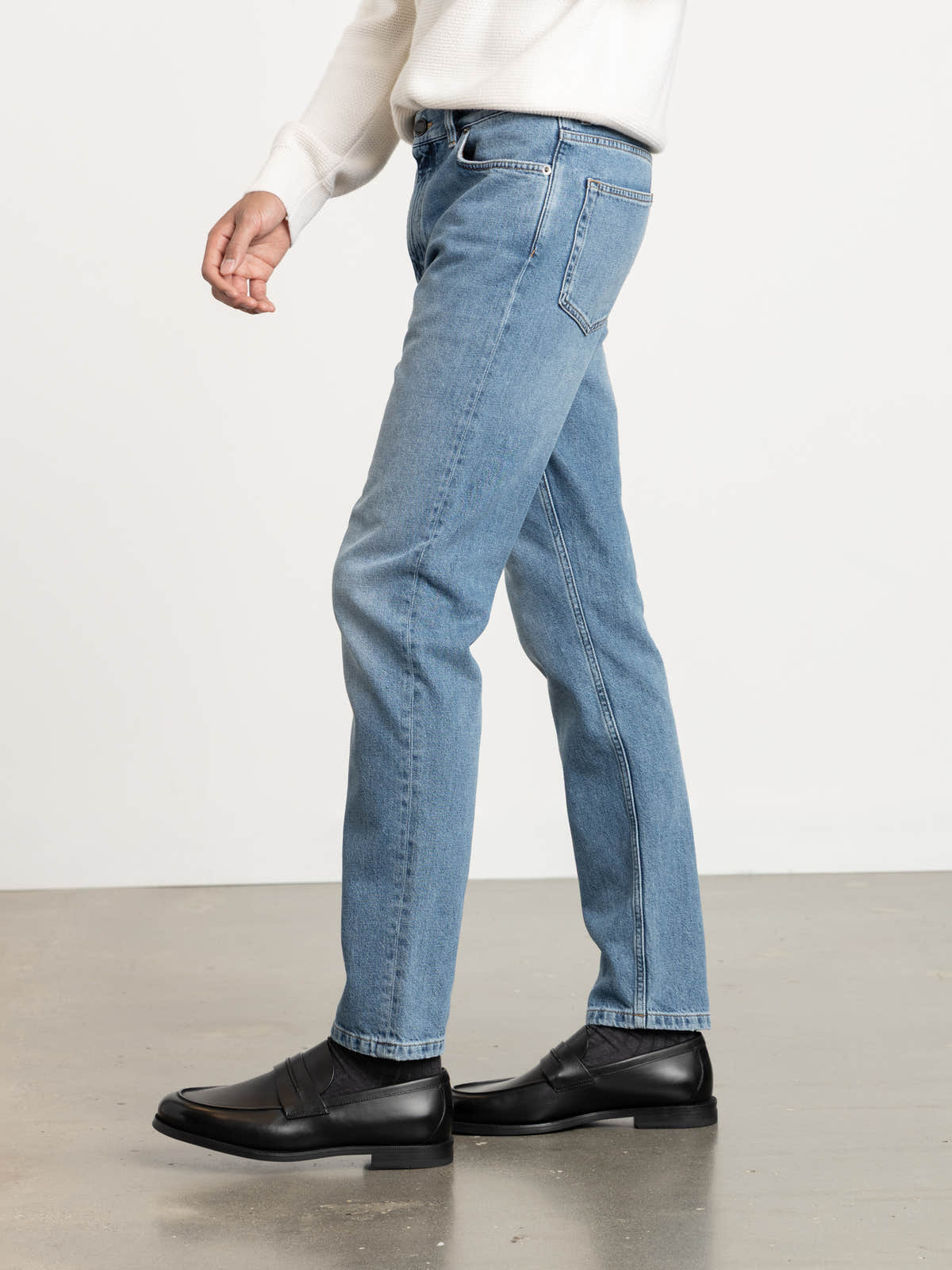 Blue Cotton Roccia Jeans
