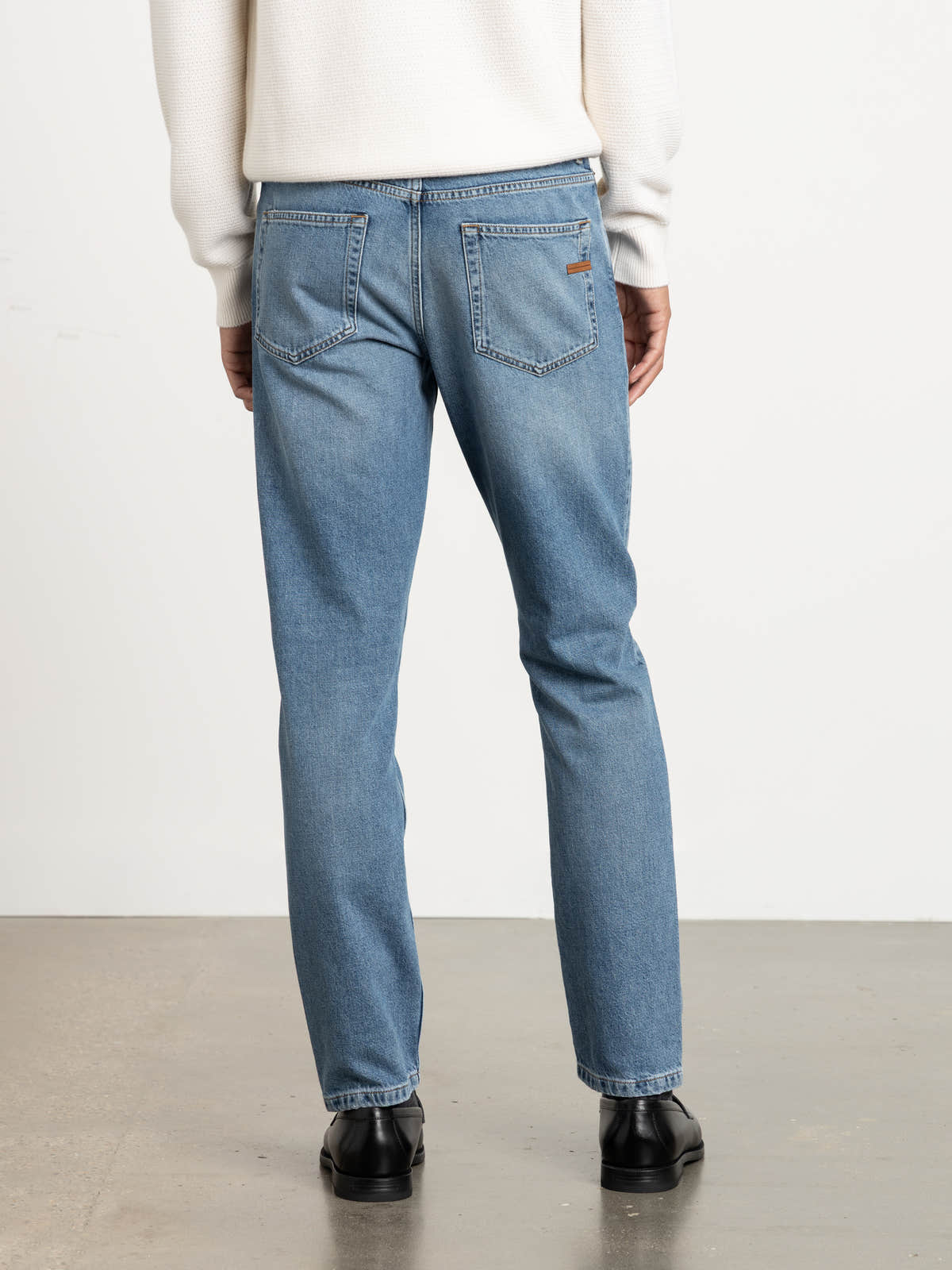 Blue Cotton Roccia Jeans
