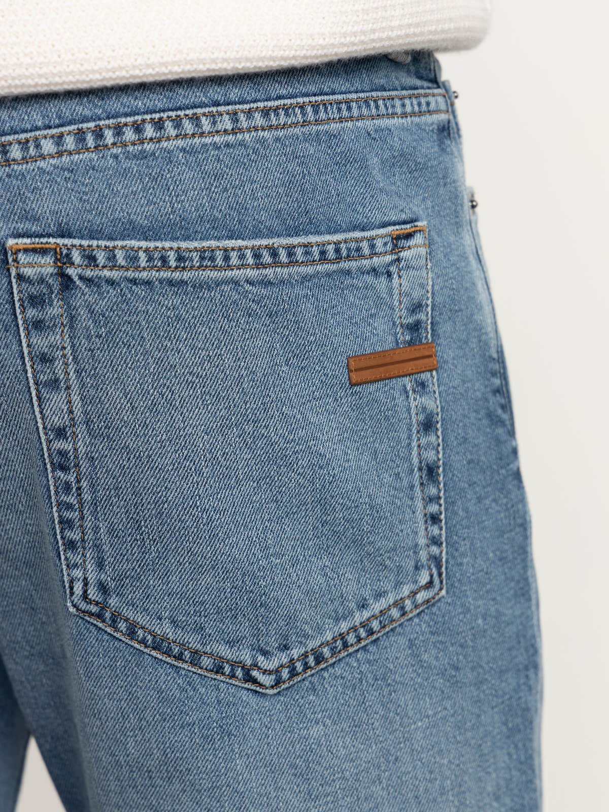 Blue Cotton Roccia Jeans