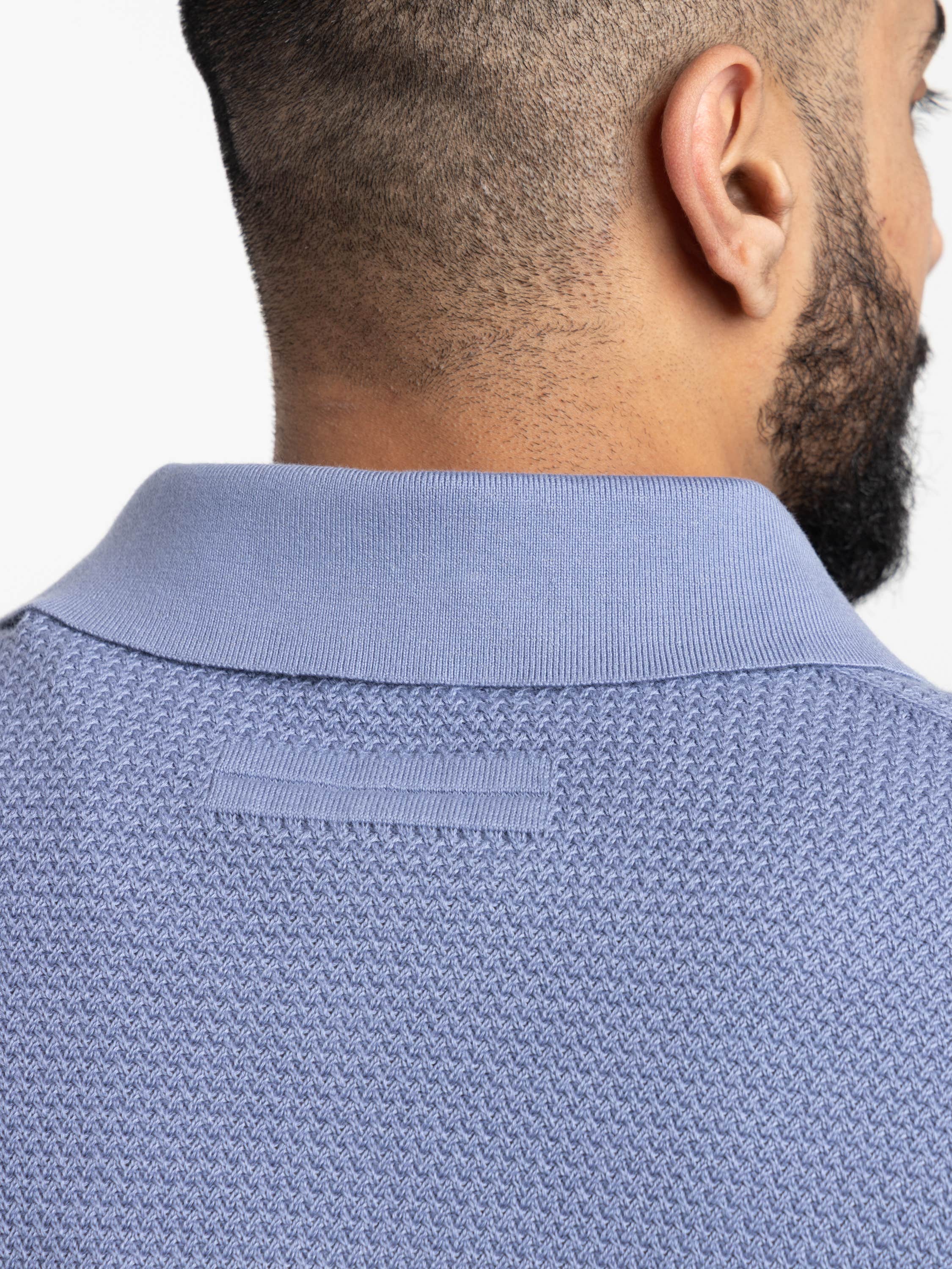 Dark Indigo Blue Premium Cotton Polo Shirt