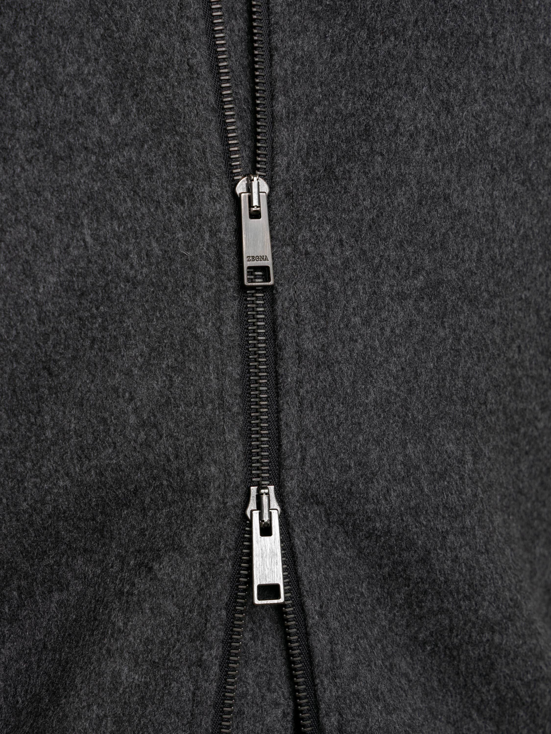 Dark Grey Cashmere Elements Blouson