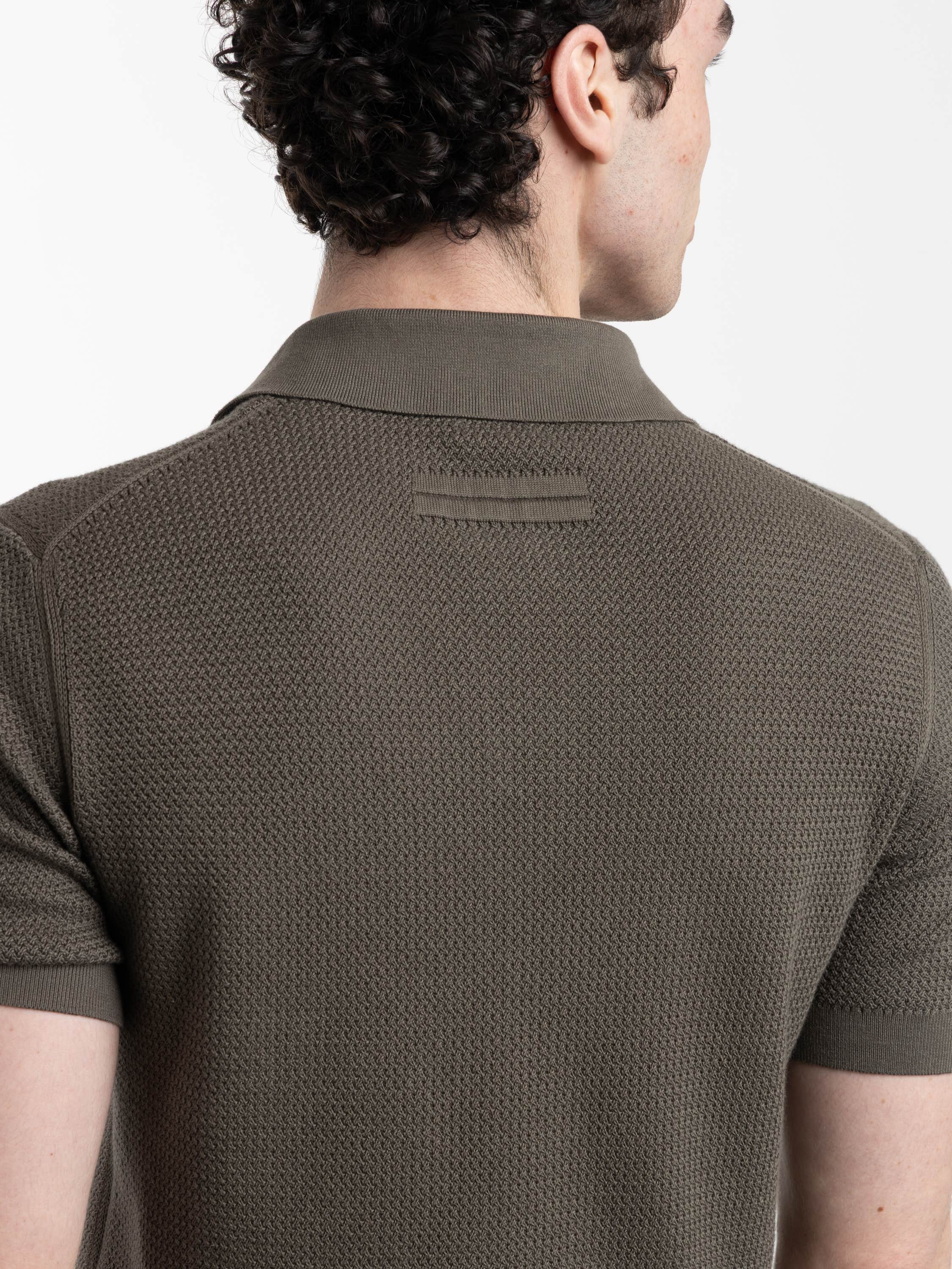 Dark Taupe Premium Cotton Polo Shirt
