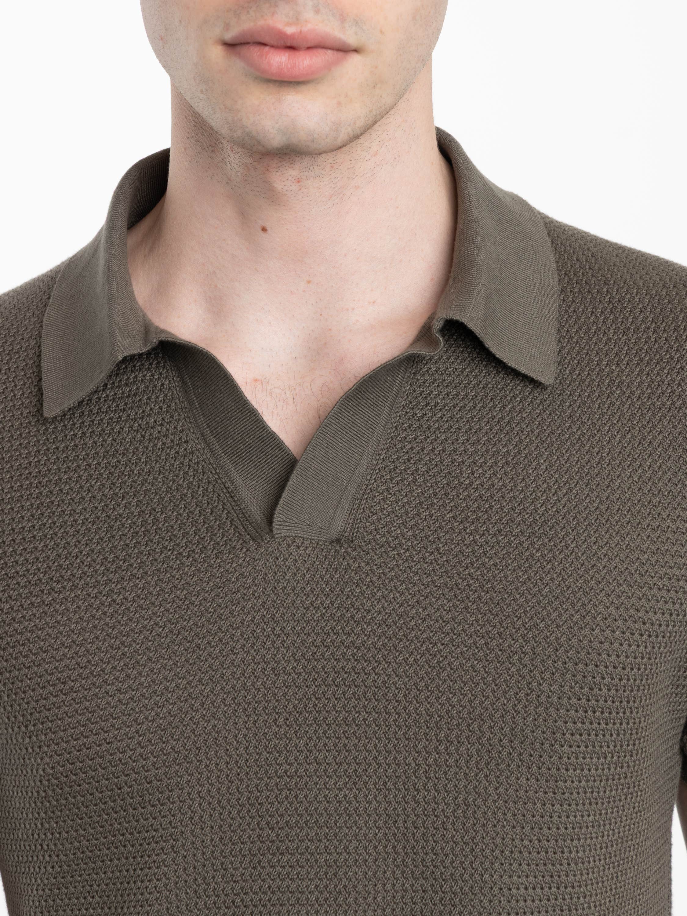 Dark Taupe Premium Cotton Polo Shirt
